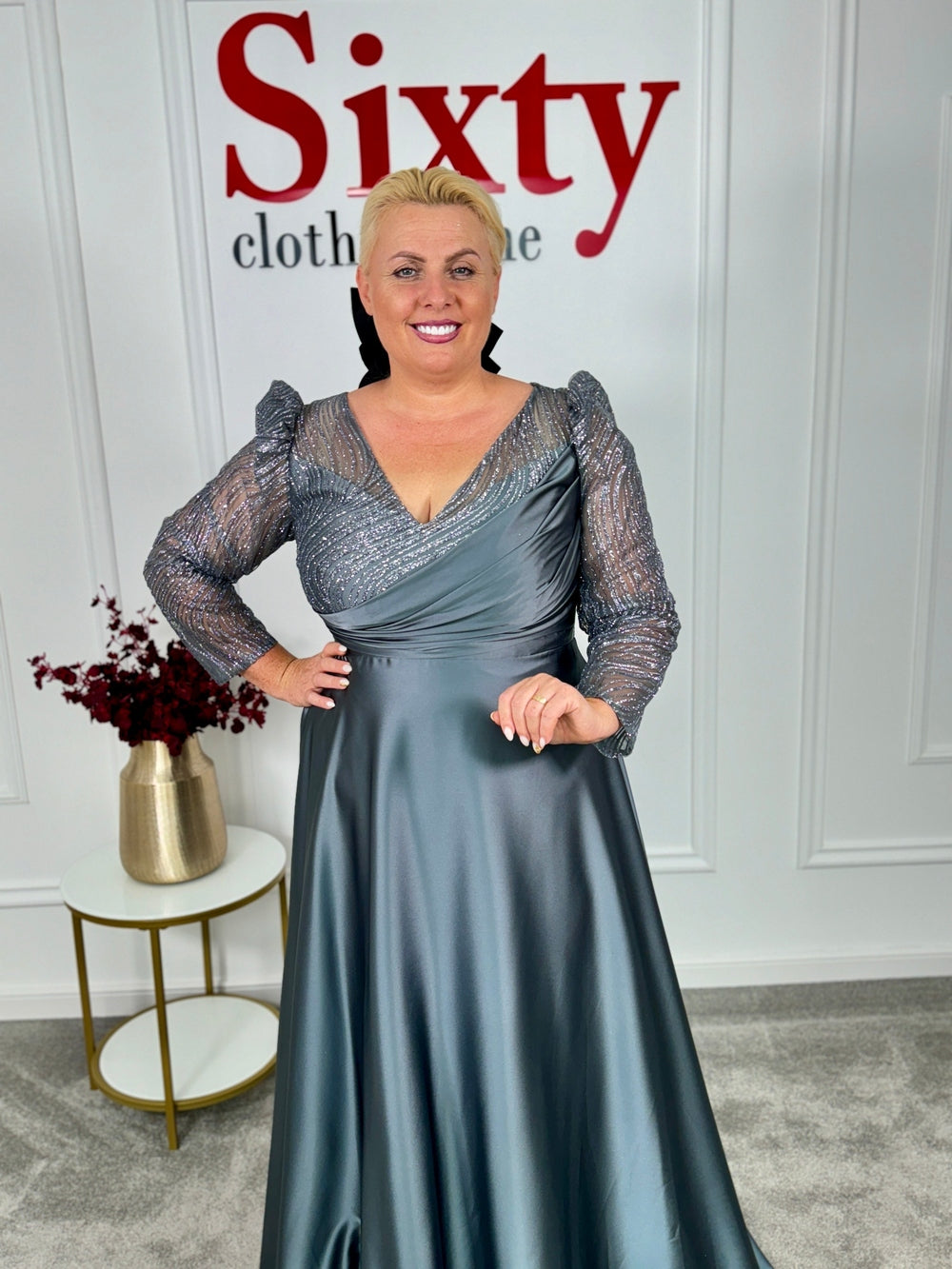Rochie tafta satinata Cecilia