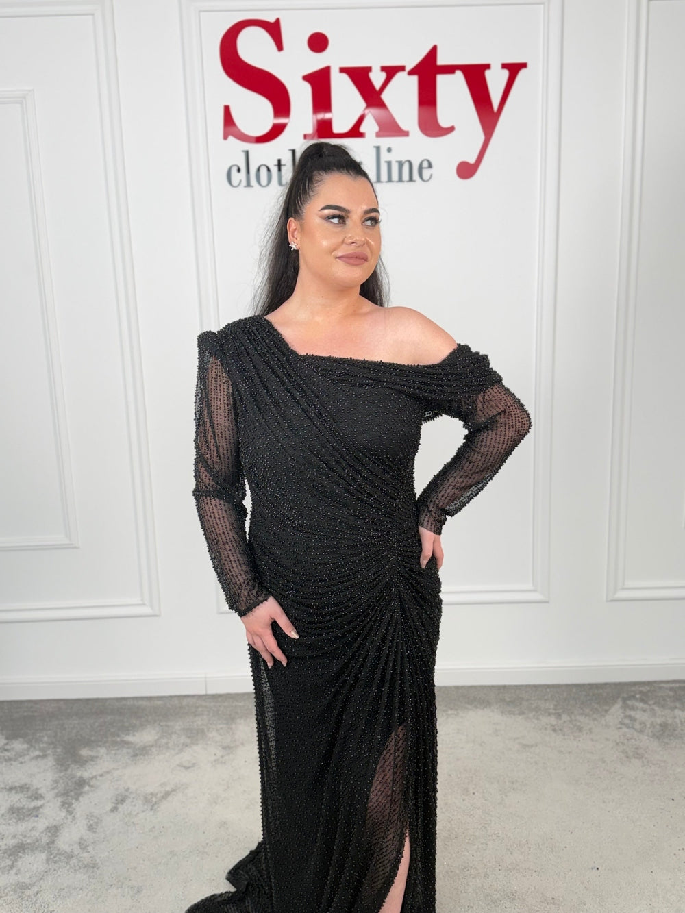 Rochie dantela cu Perle Eva