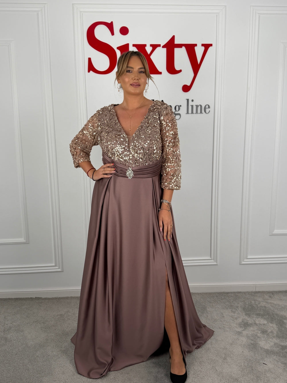 Rochie tafta Claude