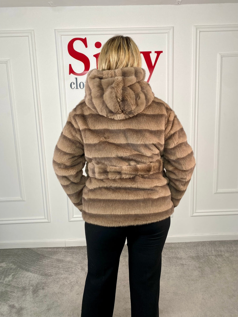 Geaca blana ecologica Doris