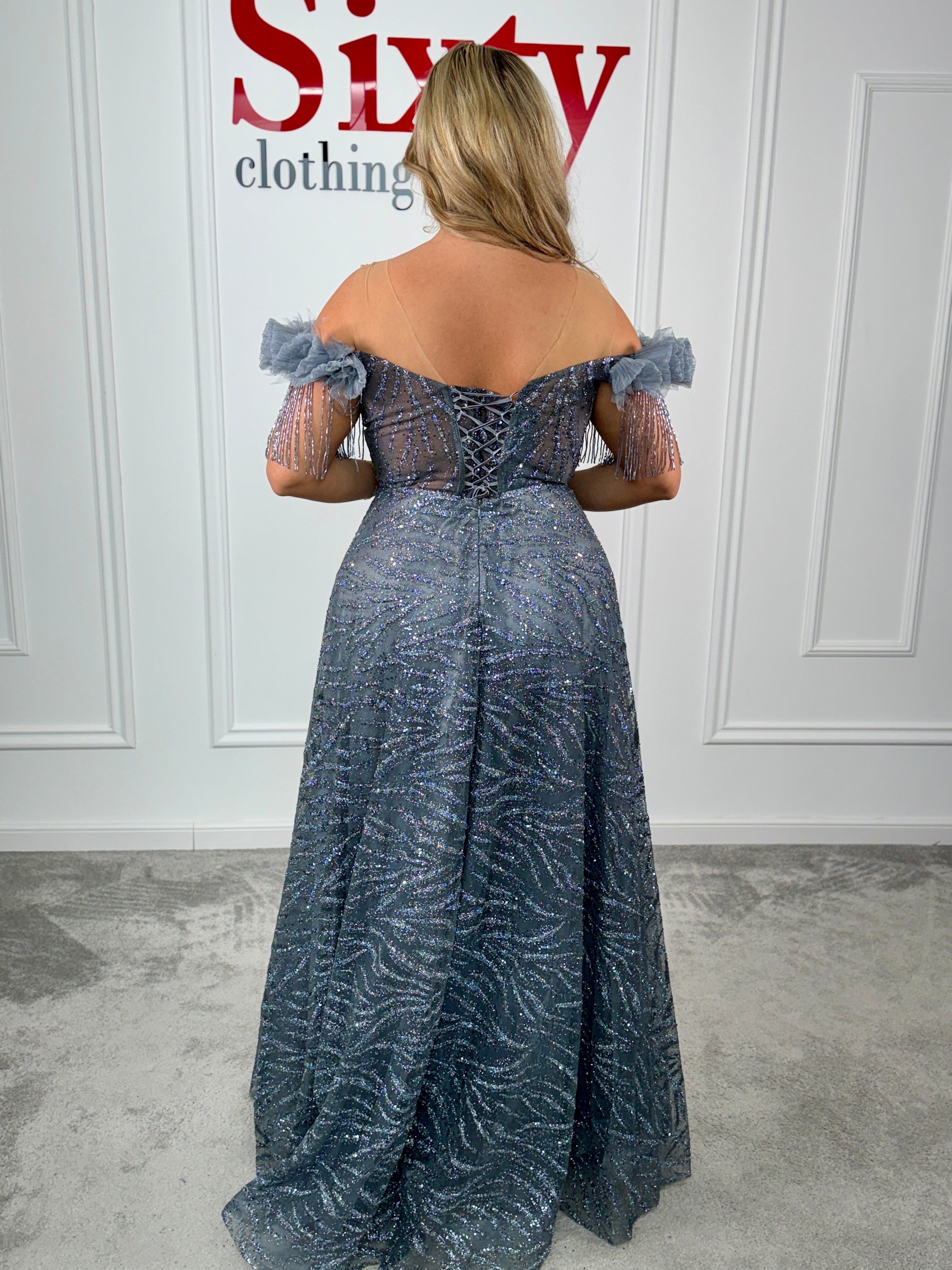 Rochie dantela cu sclipici Lexi