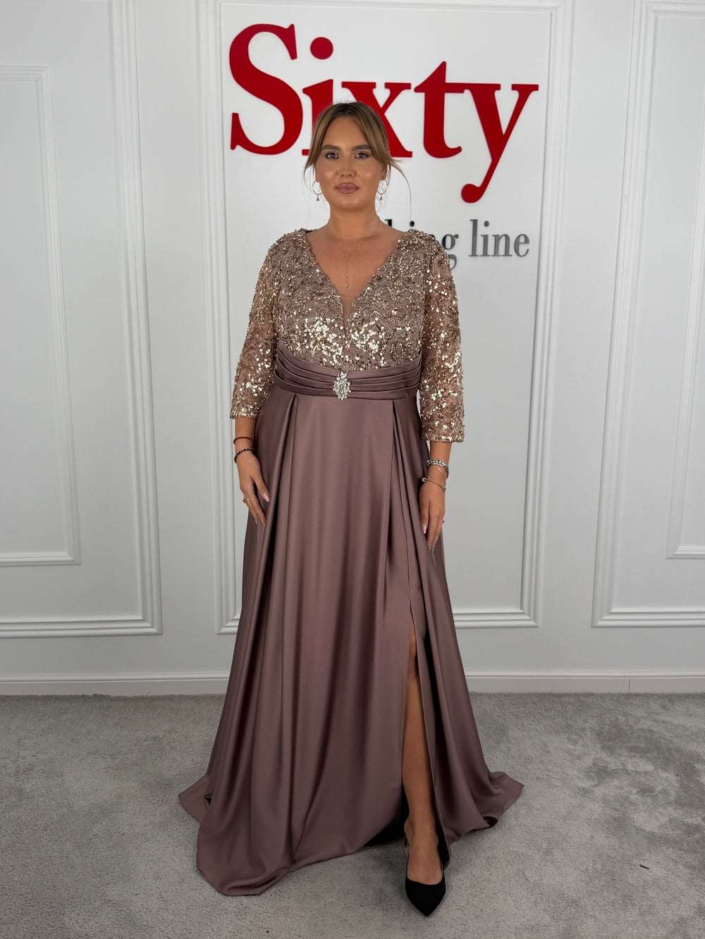 Rochie tafta Claude