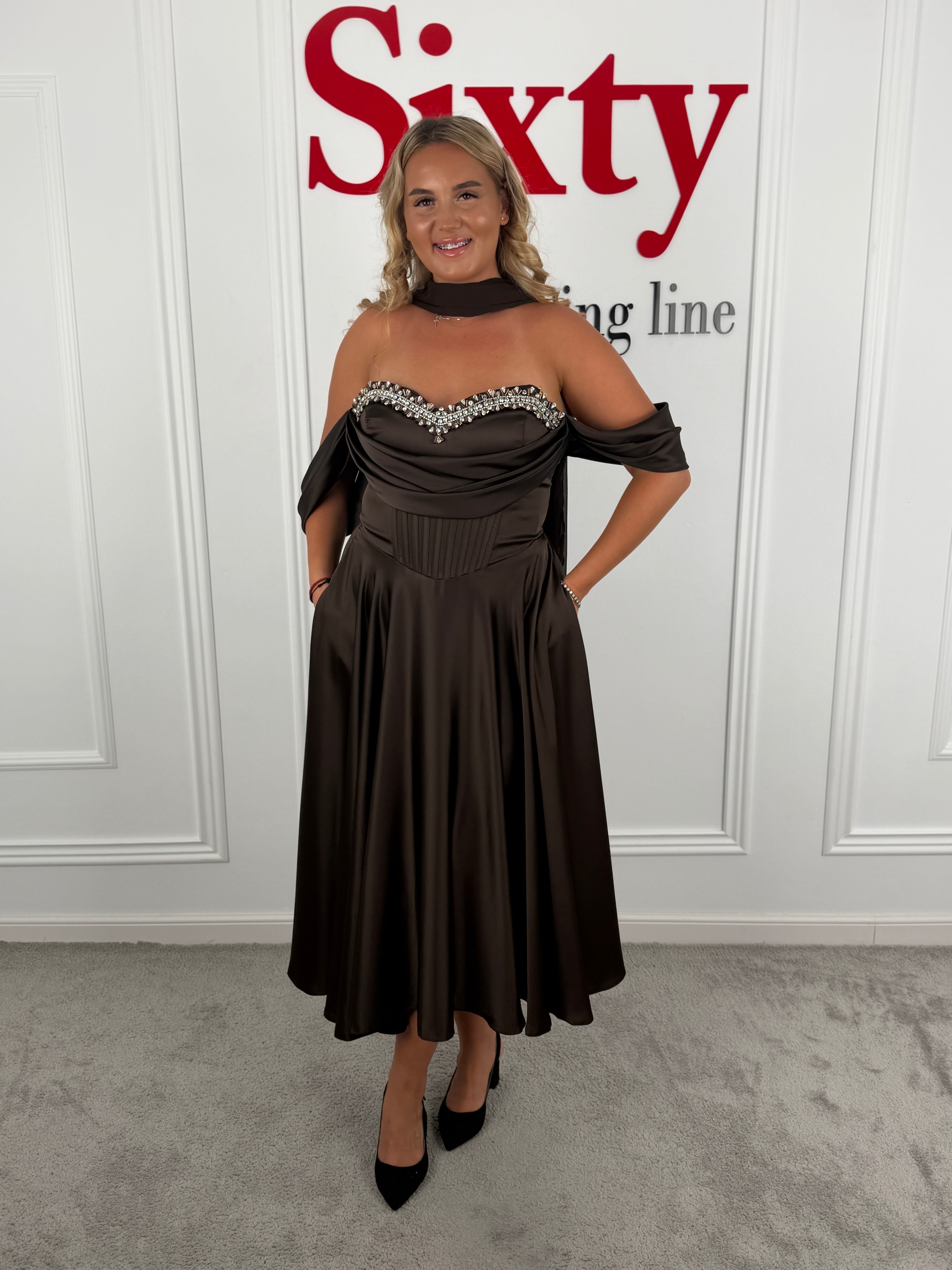 Rochie tafta Aveline