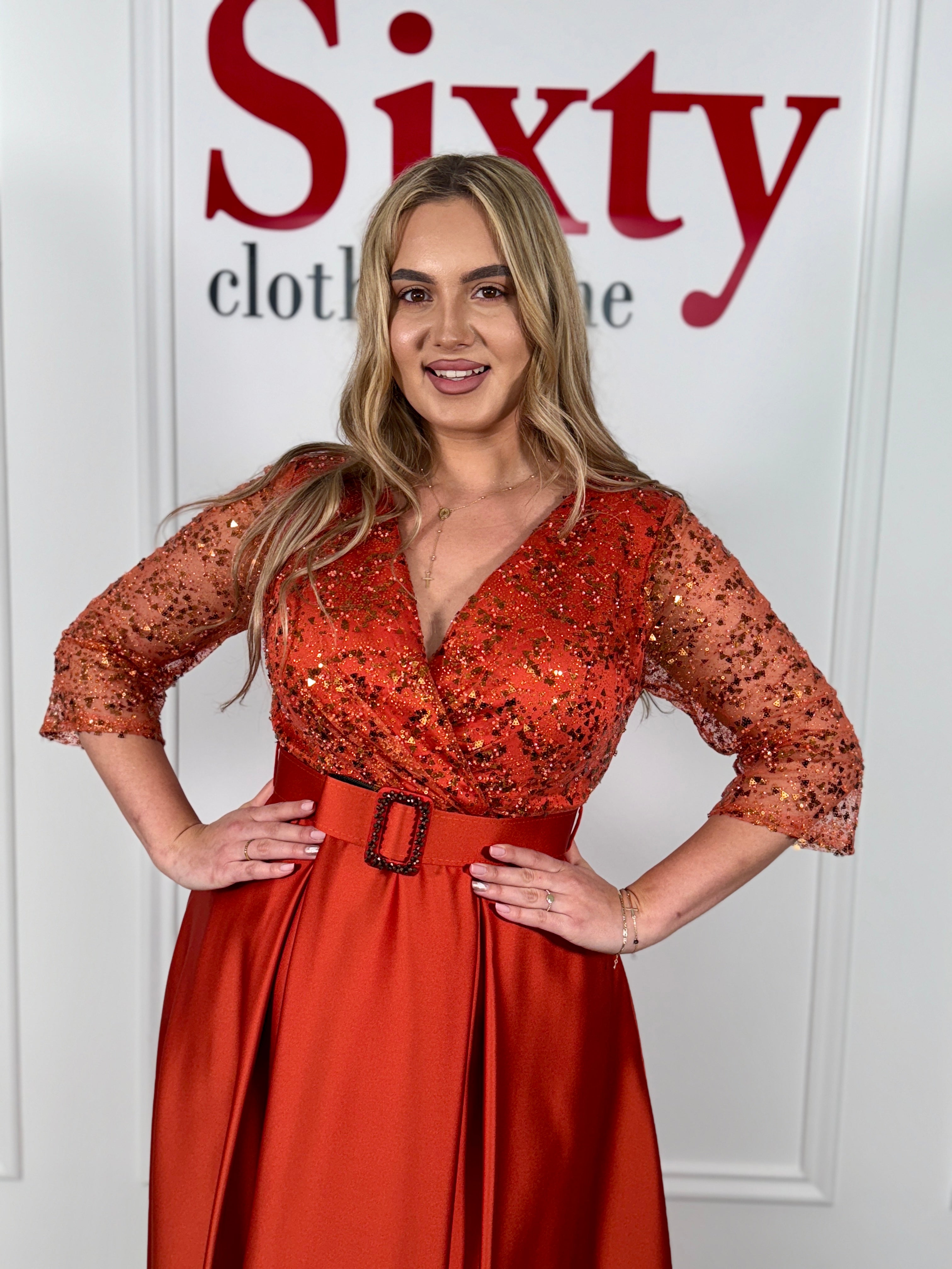 Rochie tafta Claris