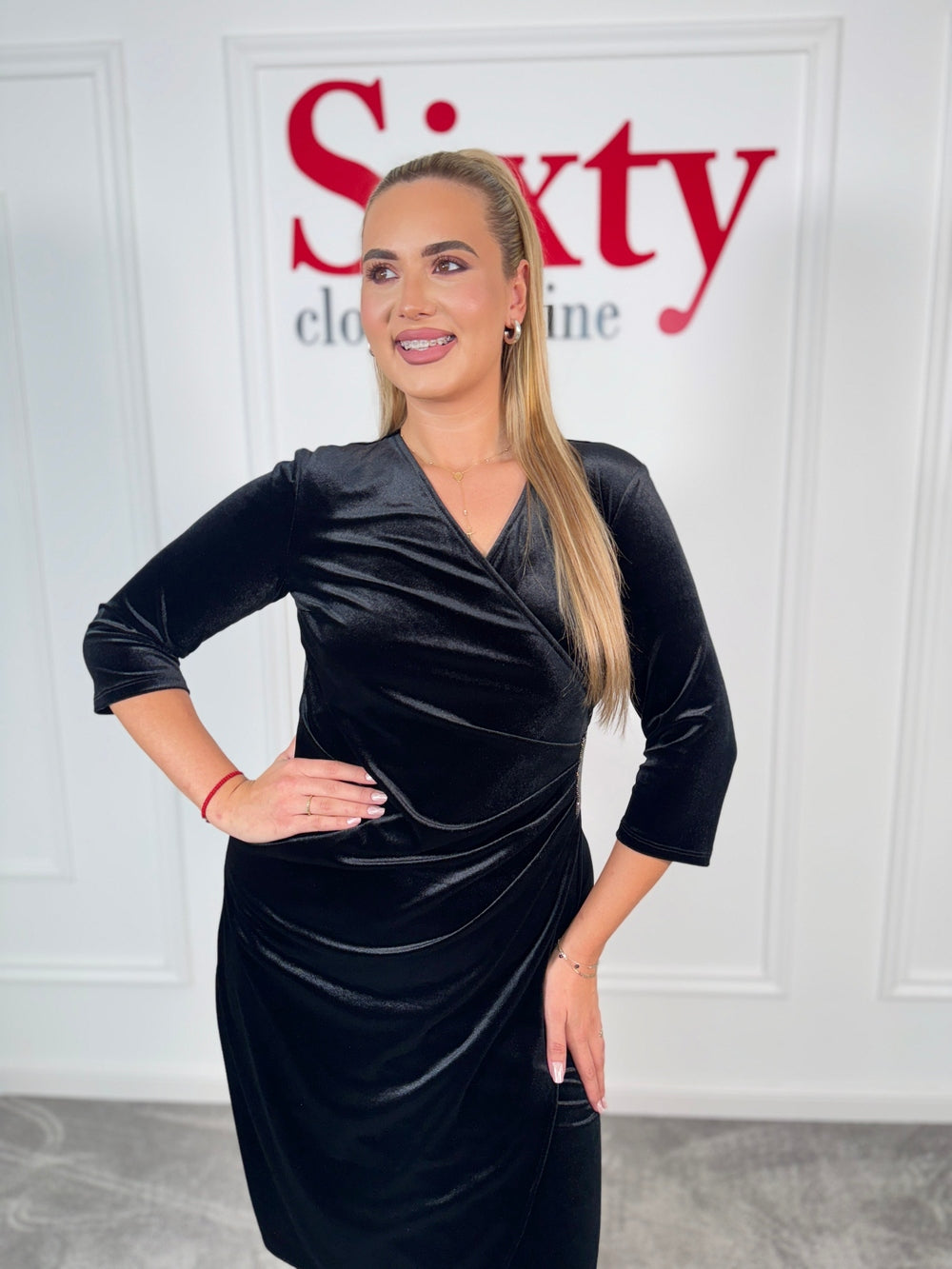 Rochie catifea Siara