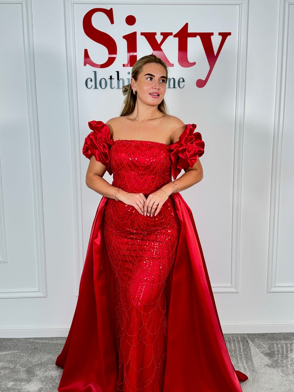 Rochie dantela cu perle Blacky