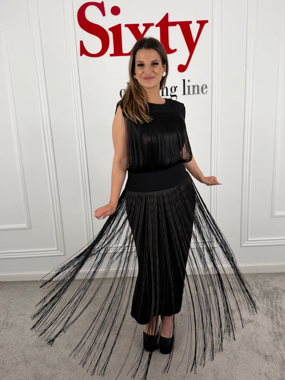 Rochie franjuri Eliza