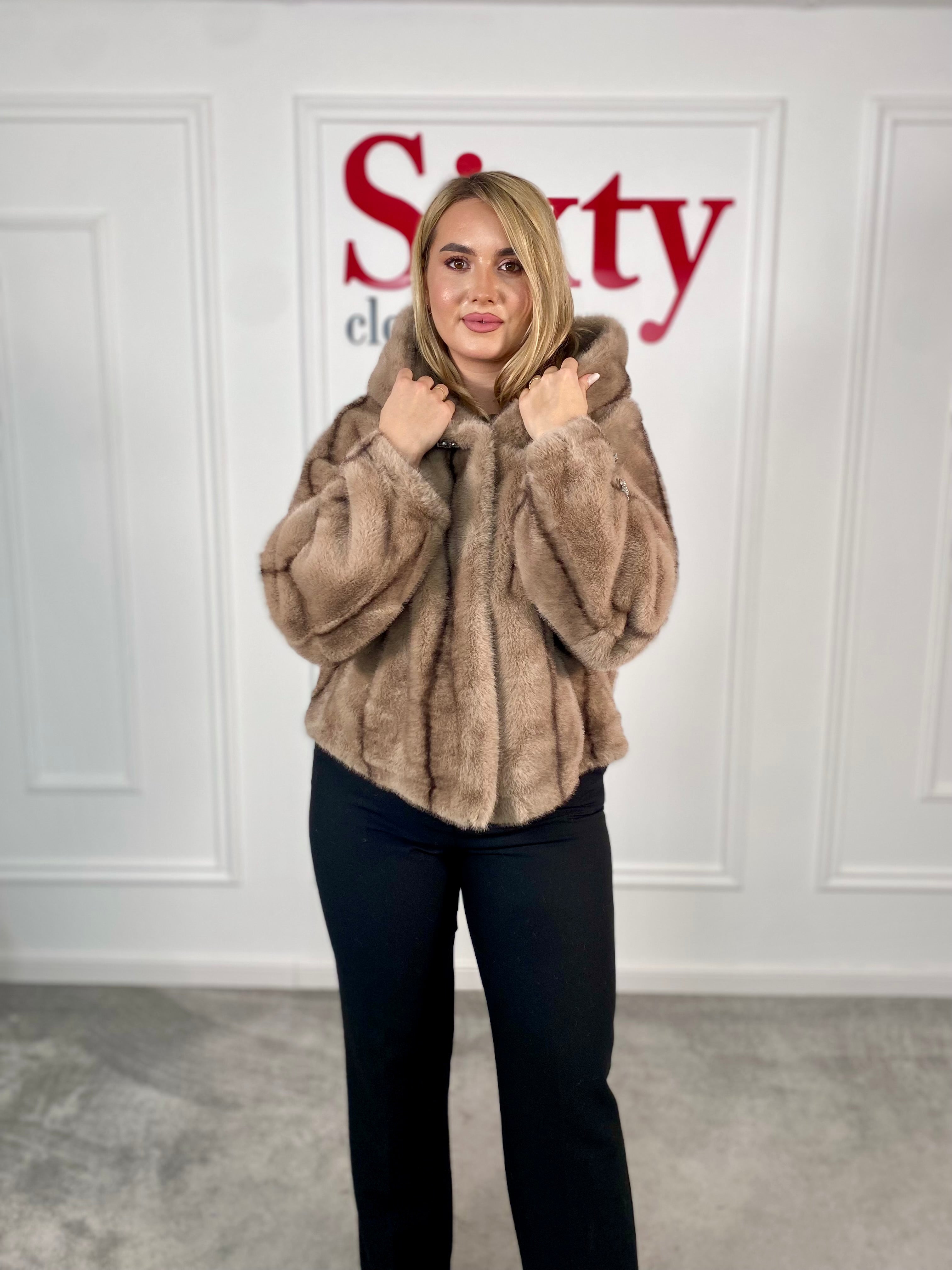 Geaca blana ecologica Oli