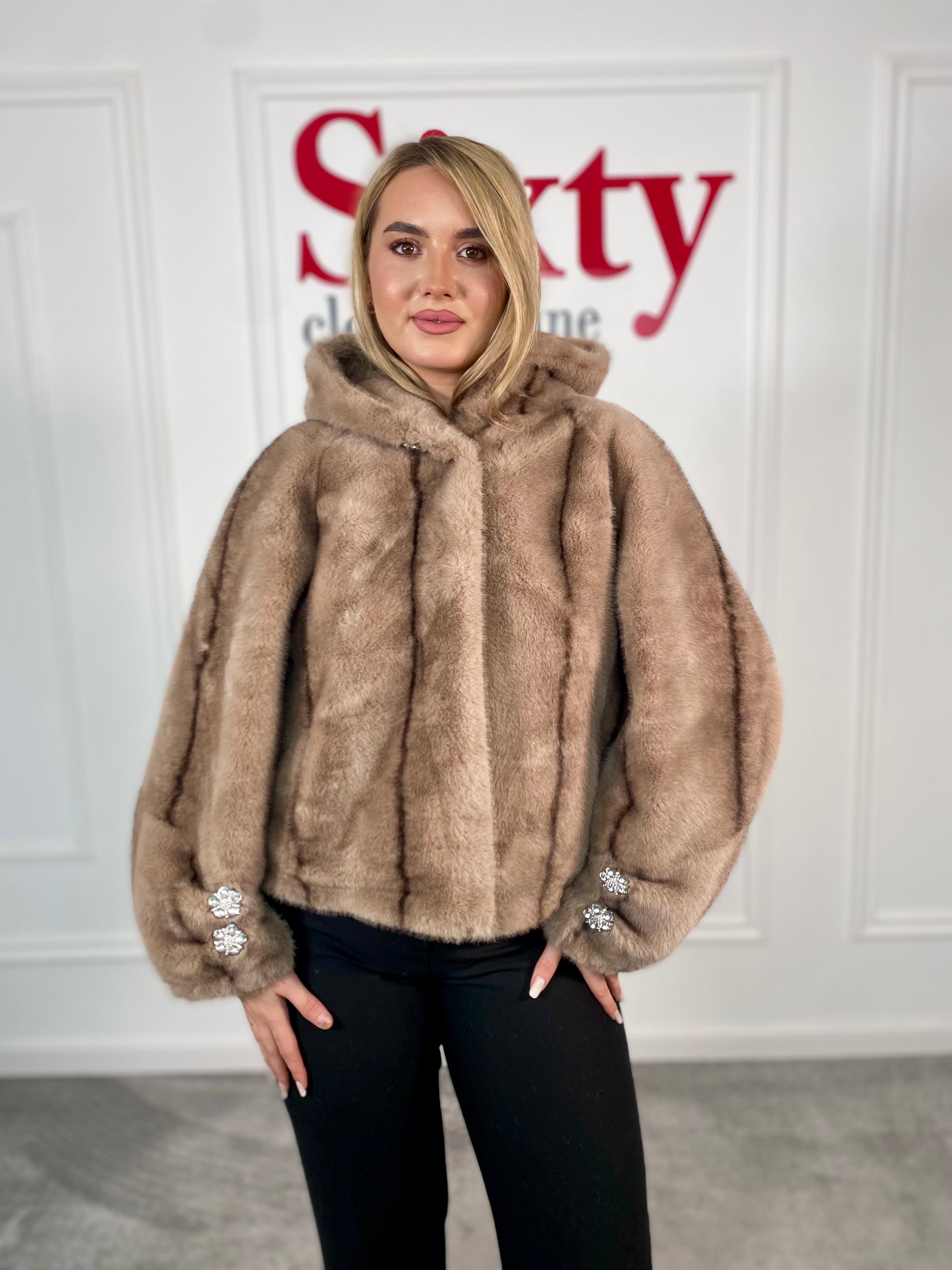 Geaca blana ecologica Oli