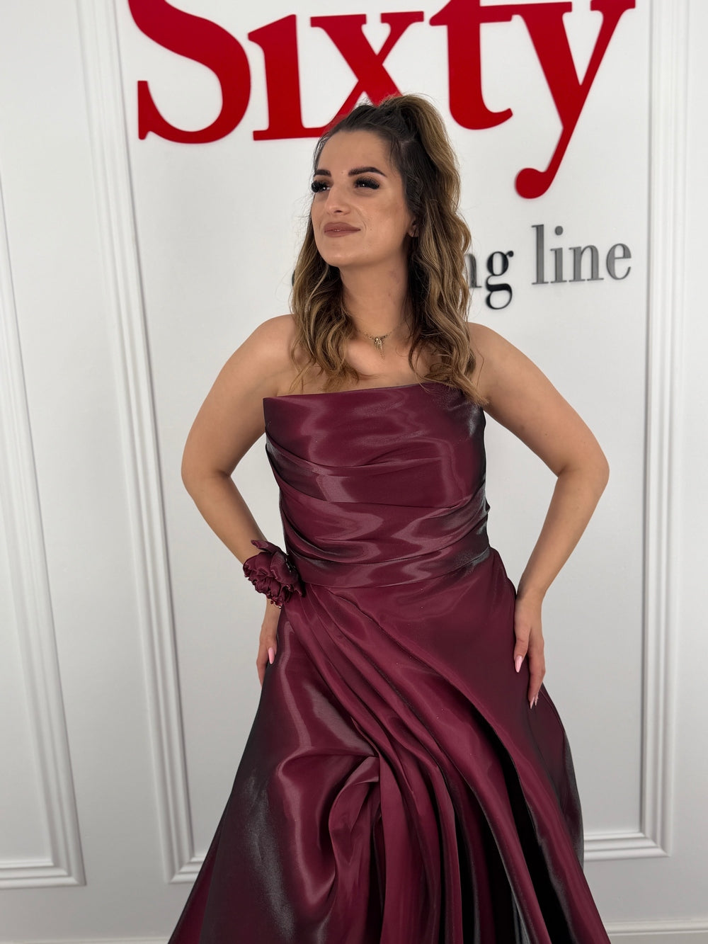 Rochie tafta Cassandra