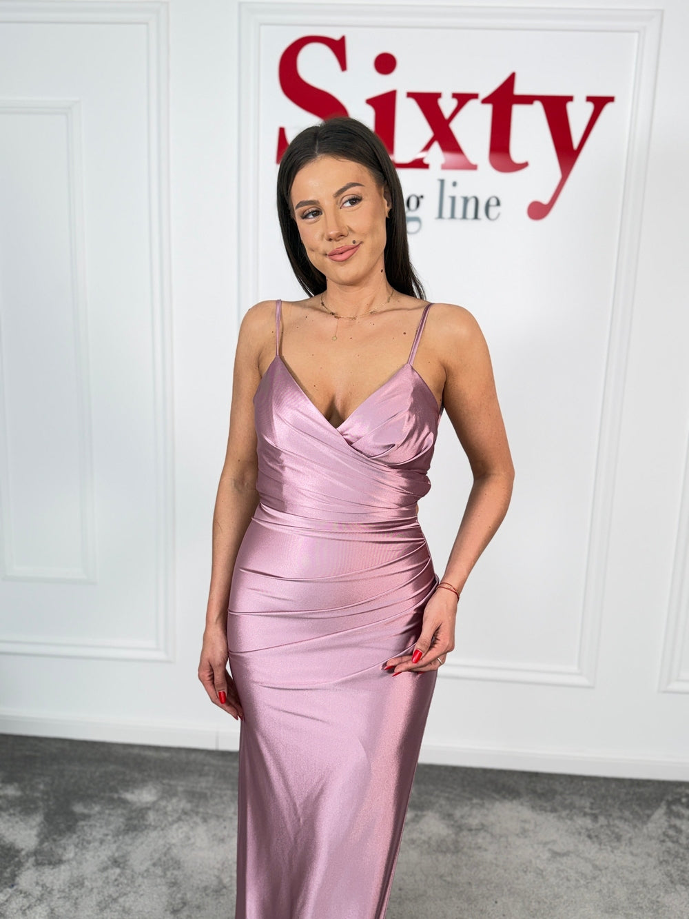 Rochie satin Melike
