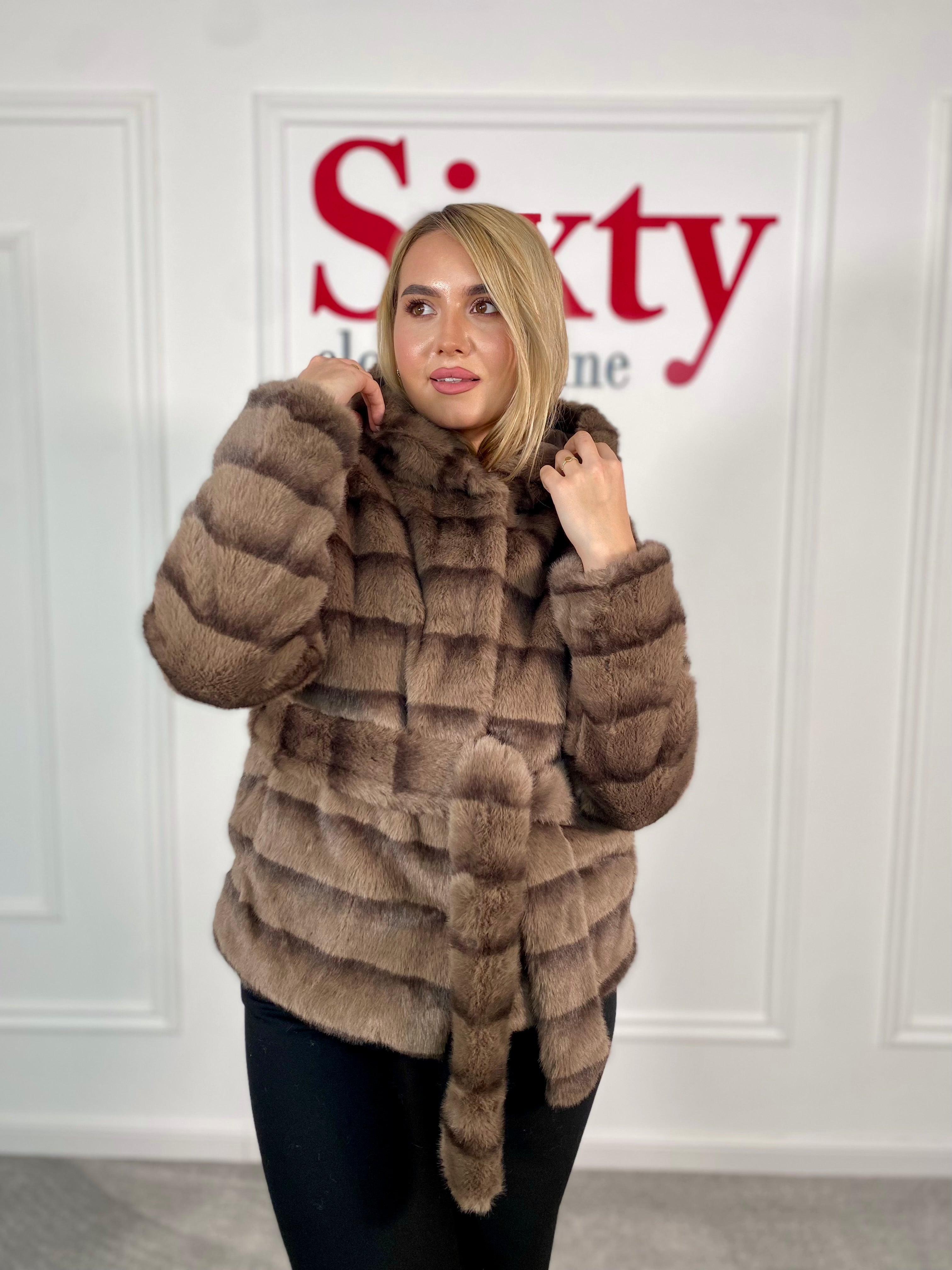 Geaca blana ecologica Doris