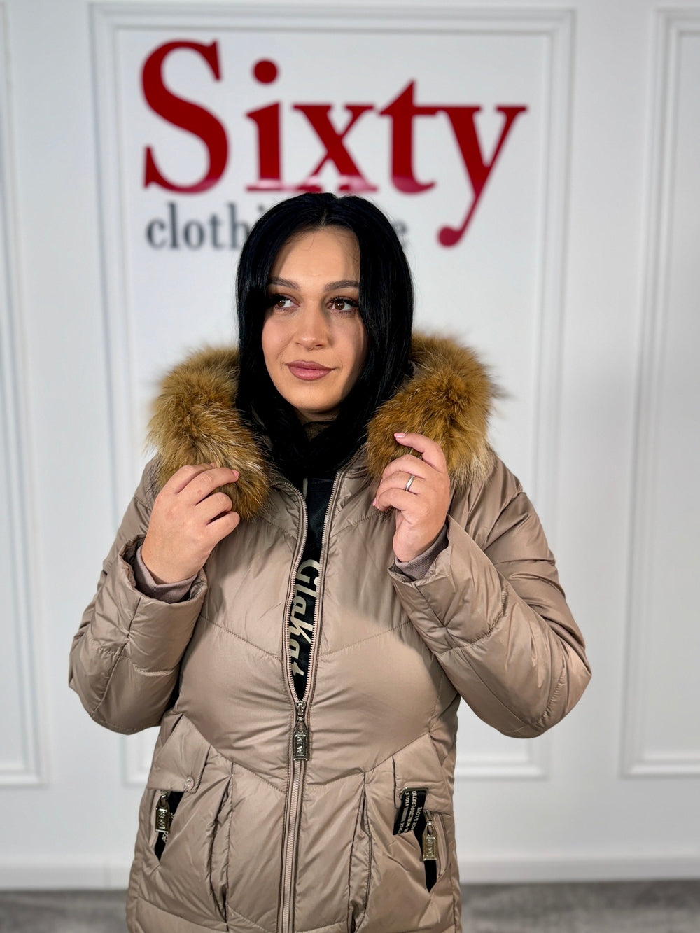 Geaca fas cu blana naturala Mia