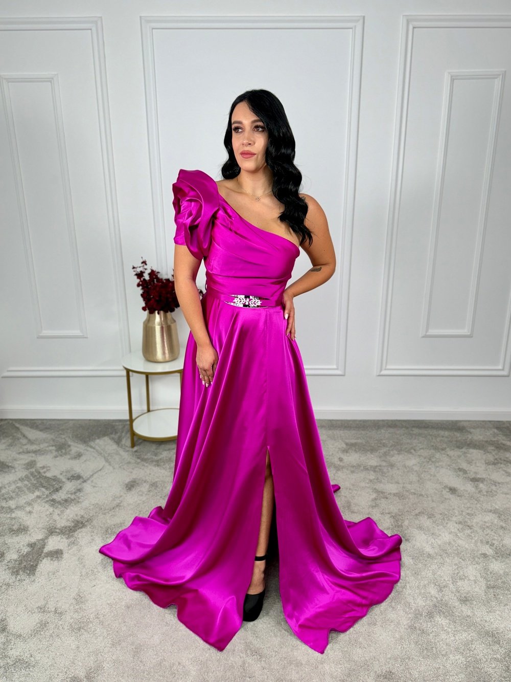 Rochie tafta satinata Amalia