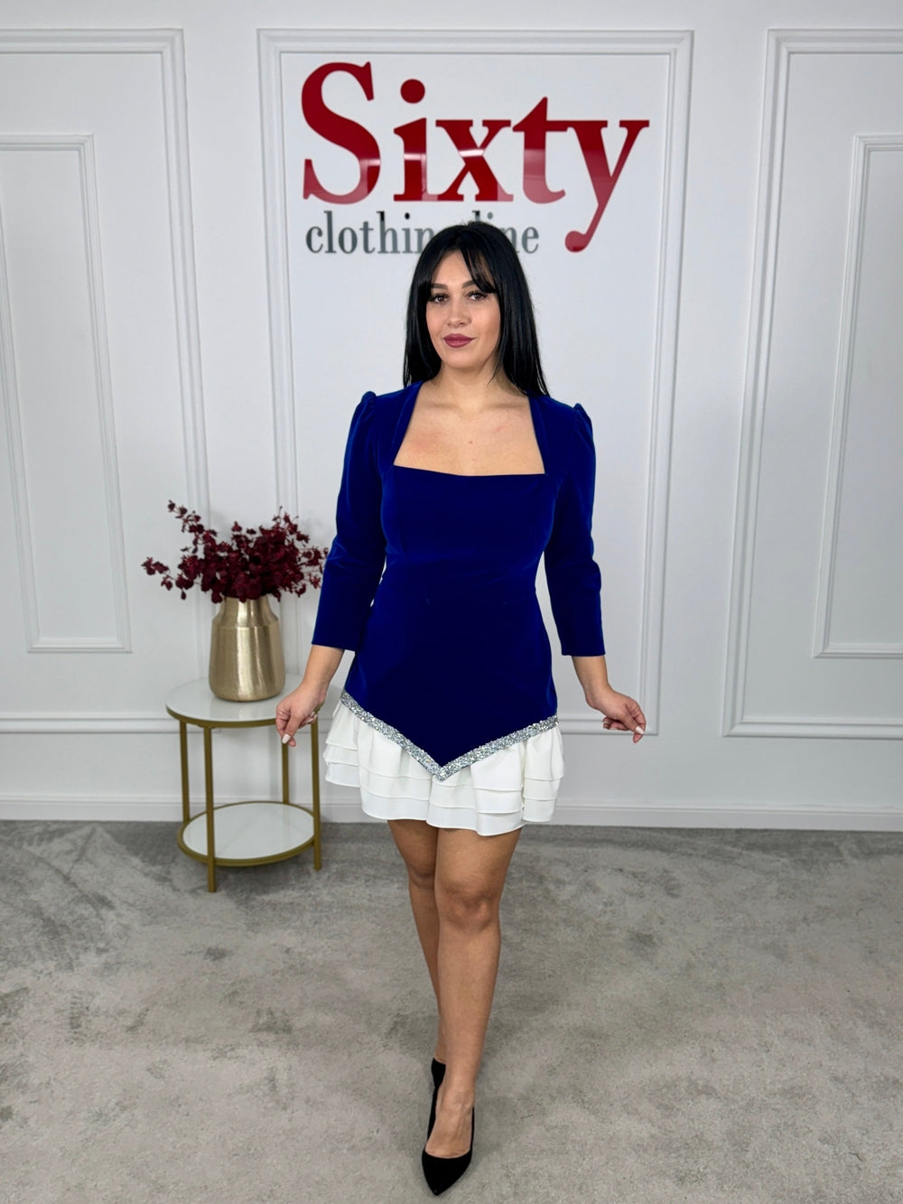 Rochie catifea Talia