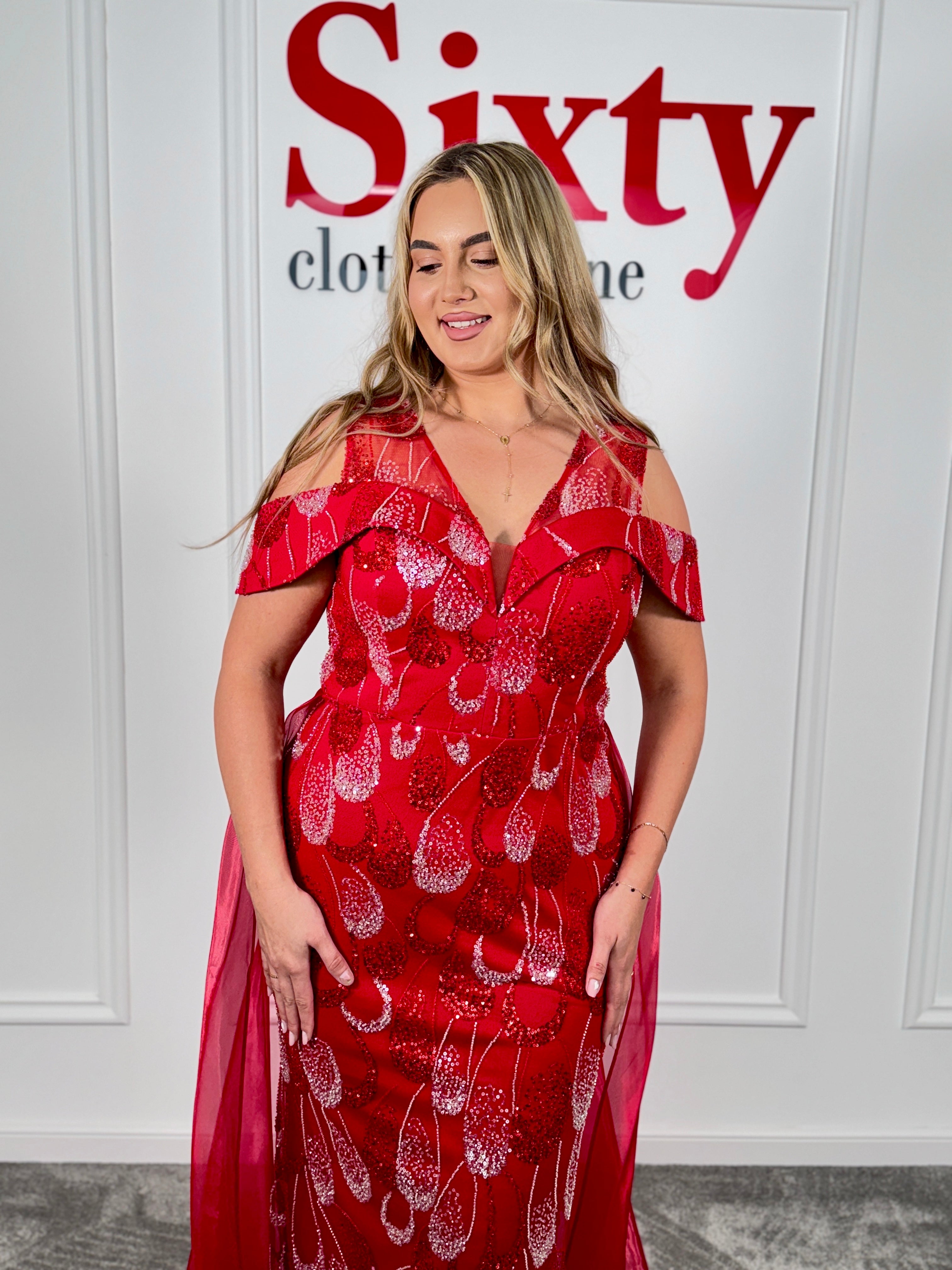 Rochie dantela cu paiete Princila