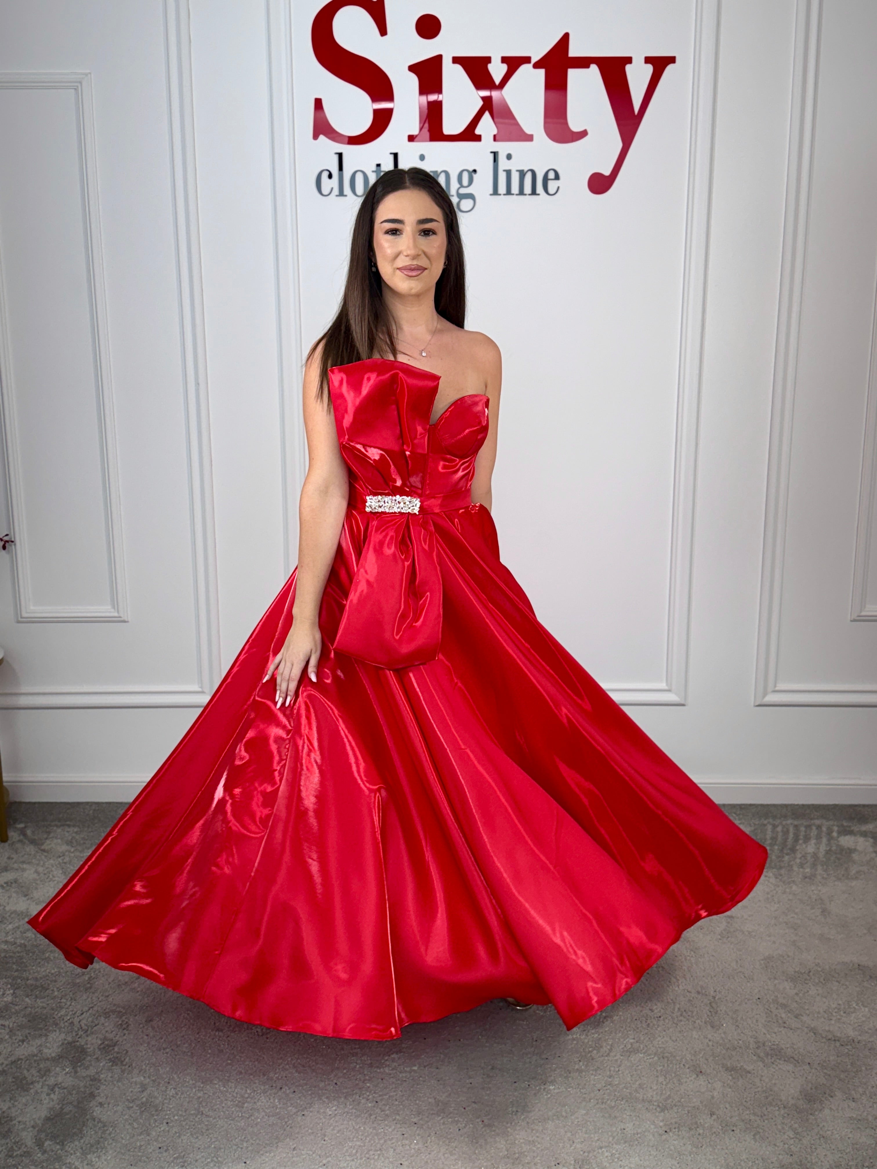 Rochie tafta satinata Helia