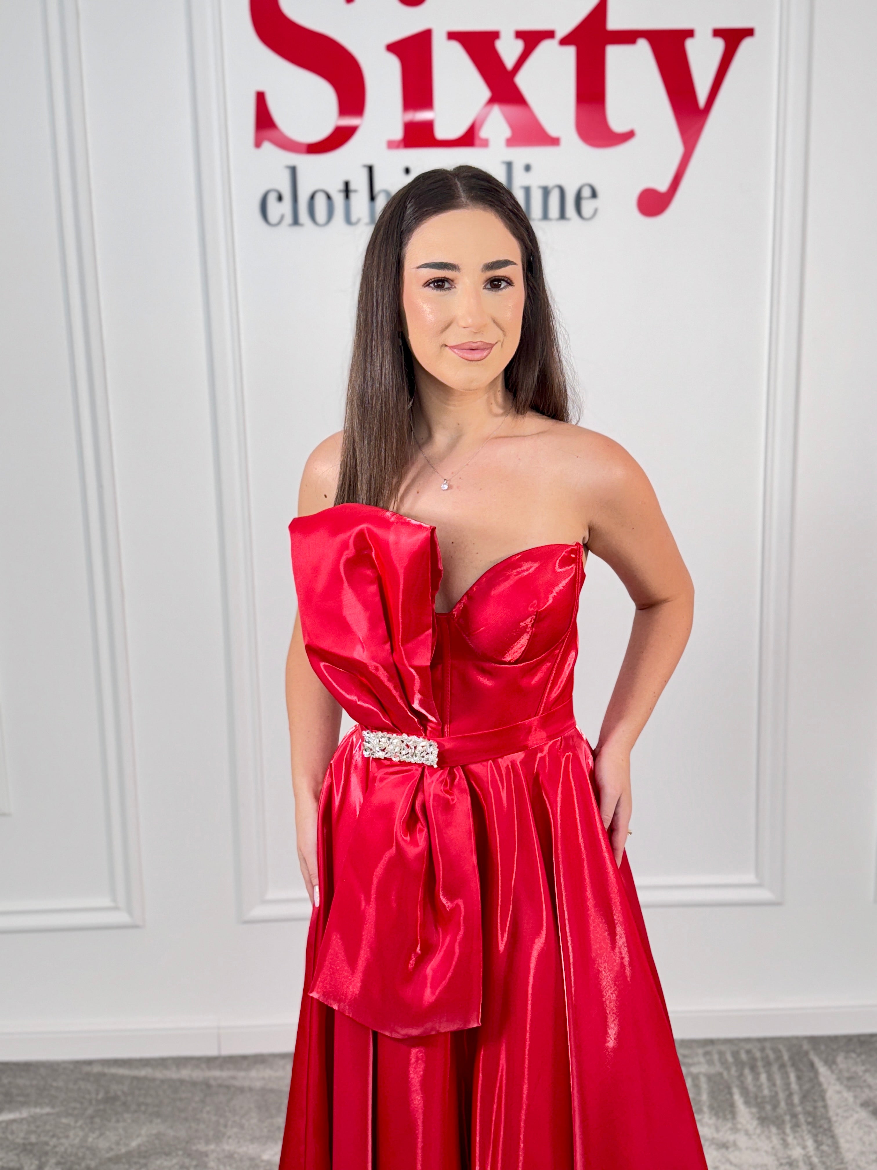 Rochie tafta satinata Helia