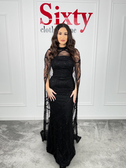 Rochie dantela cu perle Melia