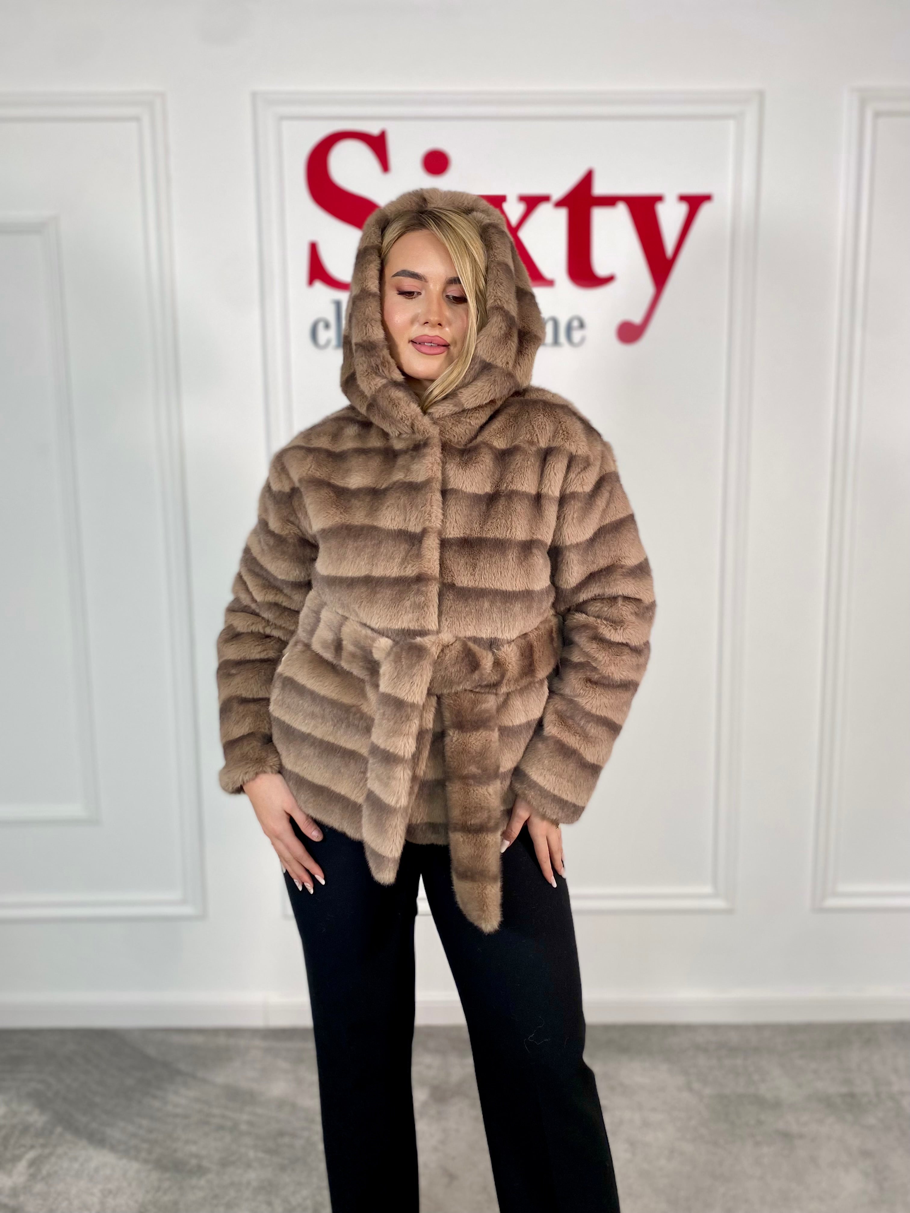 Geaca blana ecologica Doris