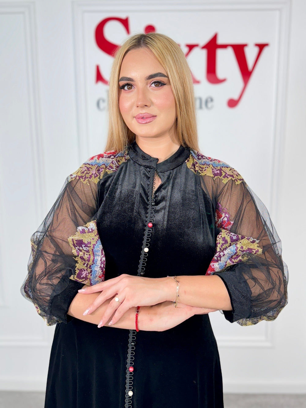 Rochie catifea Carlotta