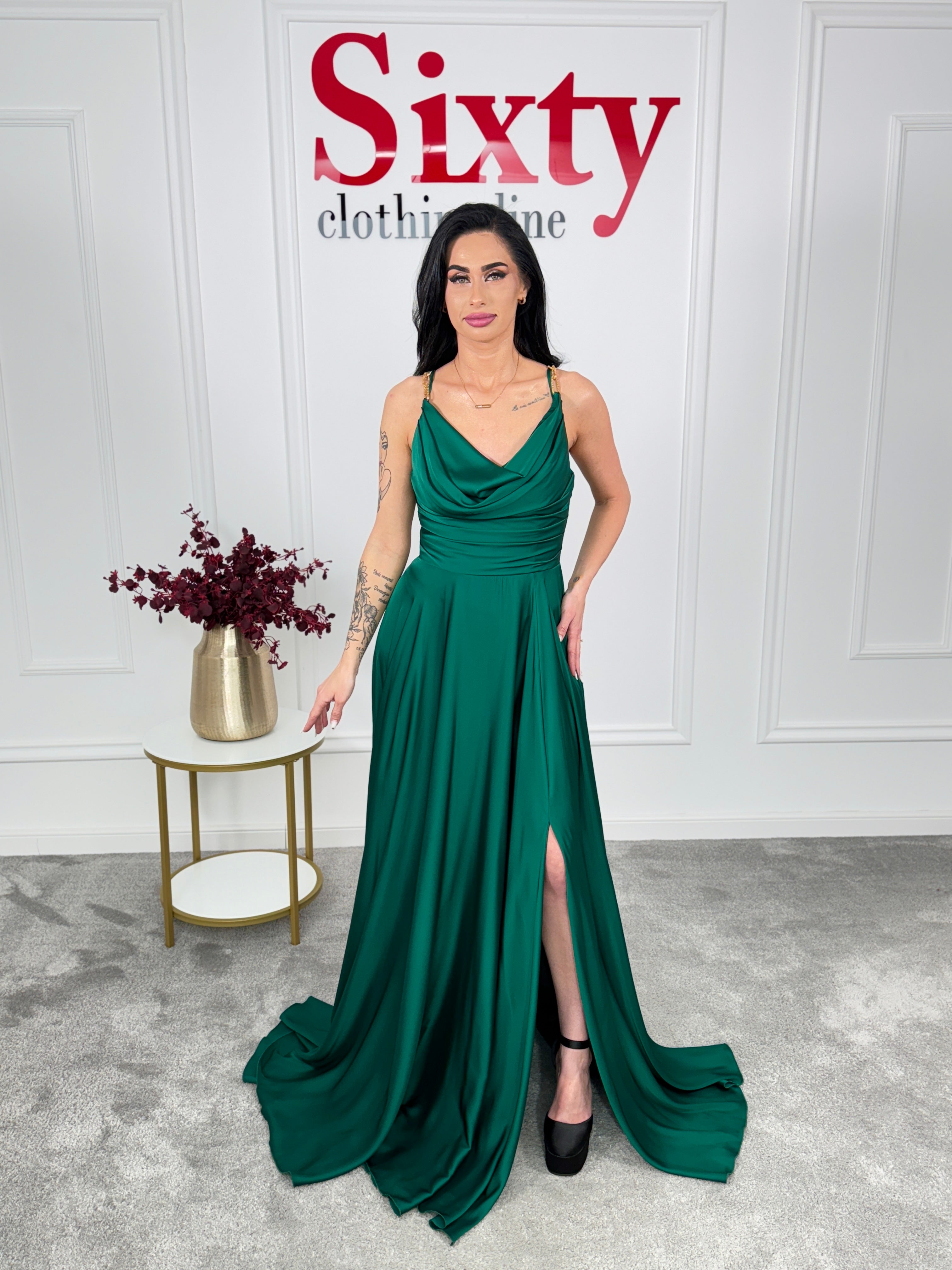 Rochie satin Milani