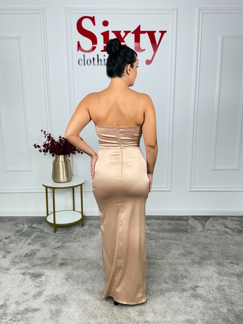 Rochie satin Ola