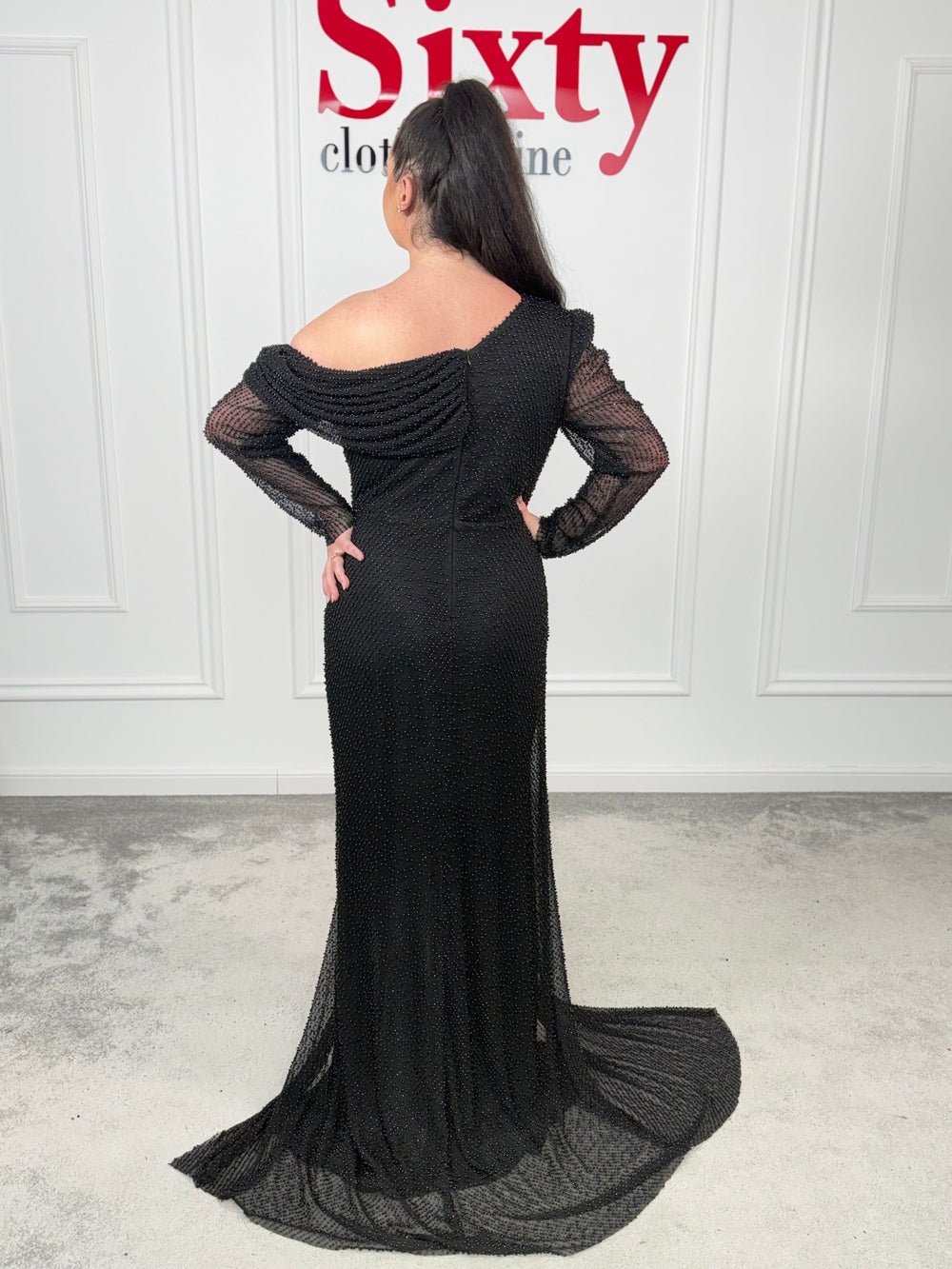 Rochie dantela cu Perle Eva
