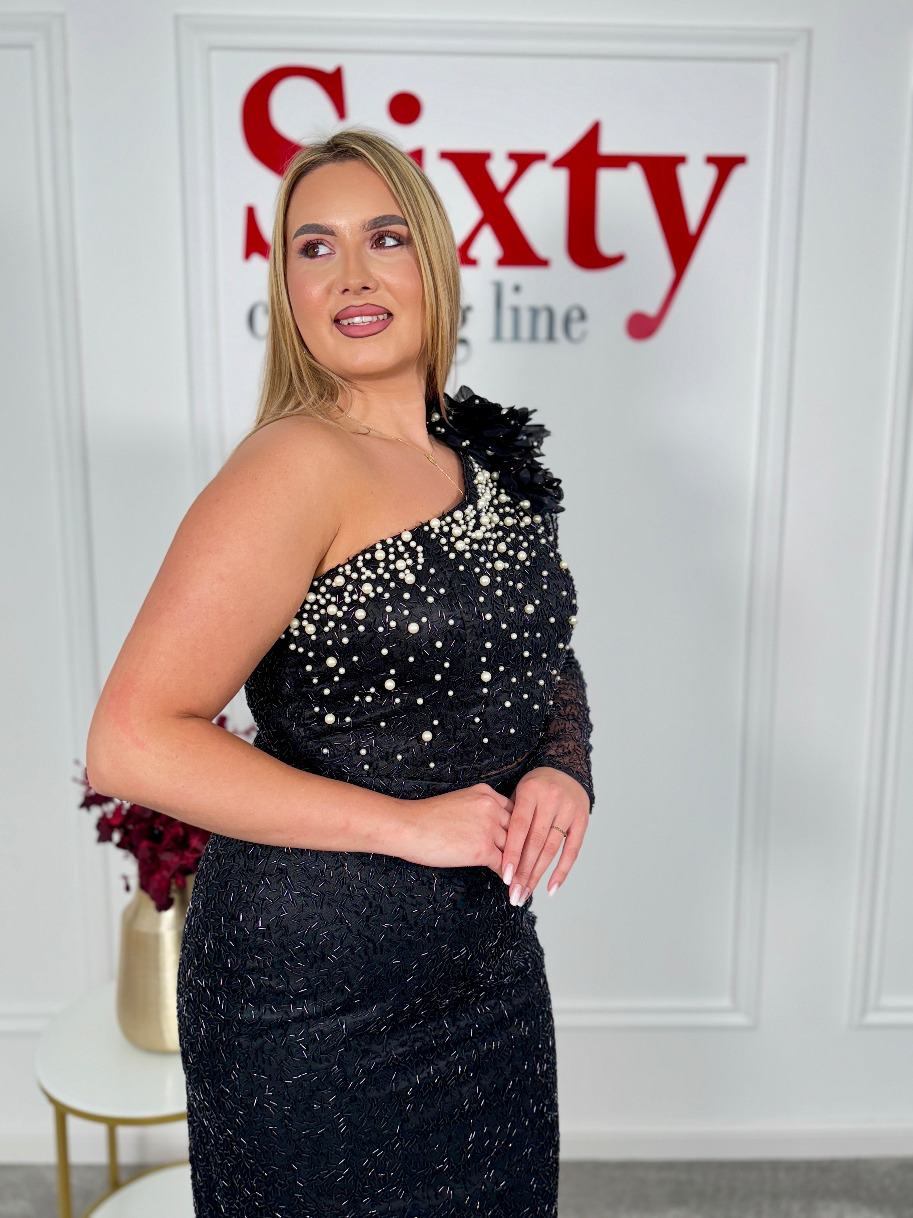 Rochie dantela cu paiete Patry