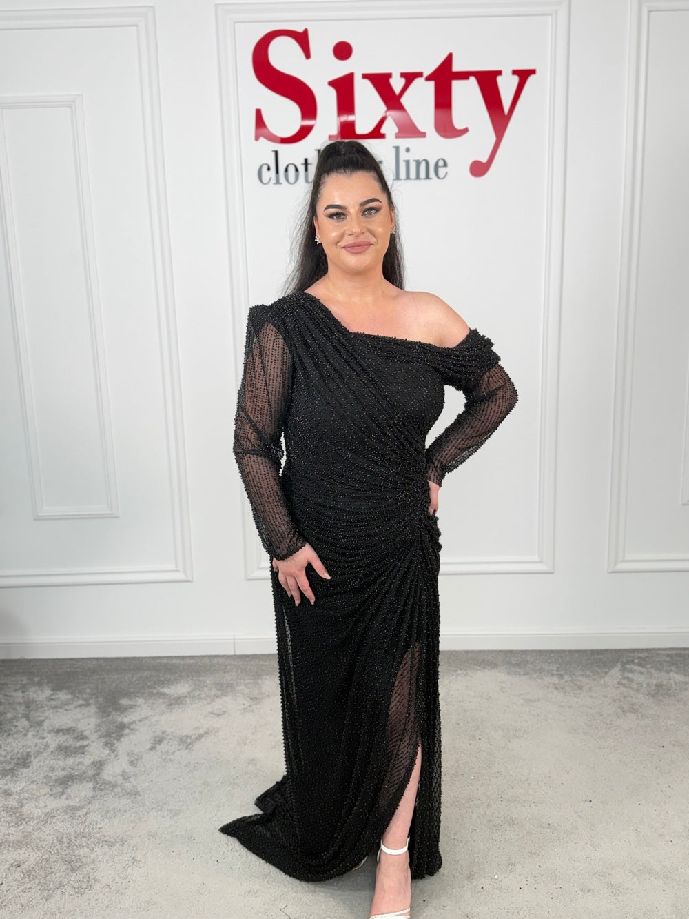 Rochie dantela cu Perle Eva