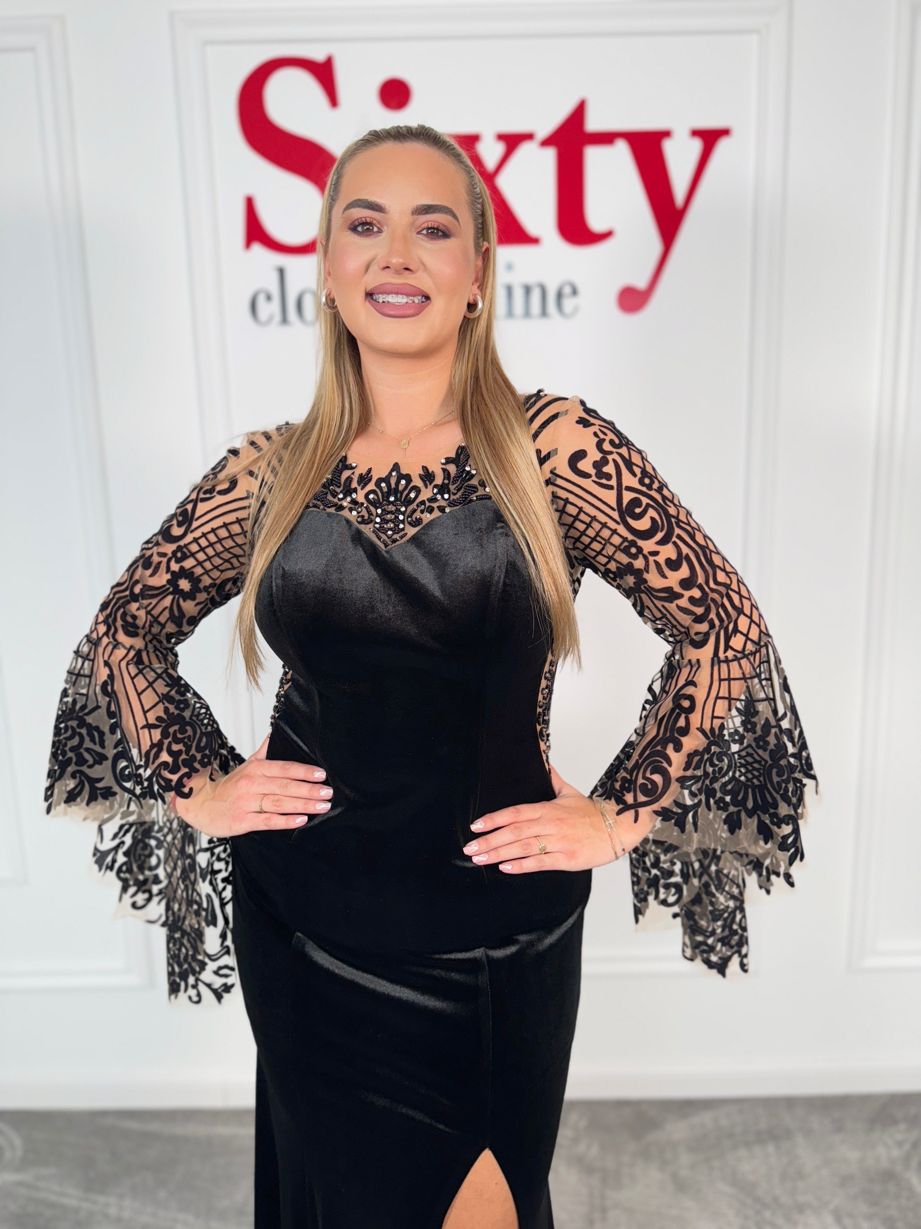 Rochie catifea Amy