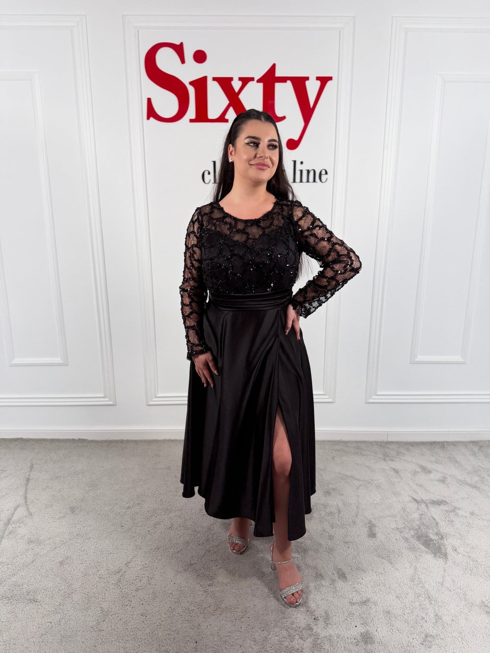 Rochie tafta Heni