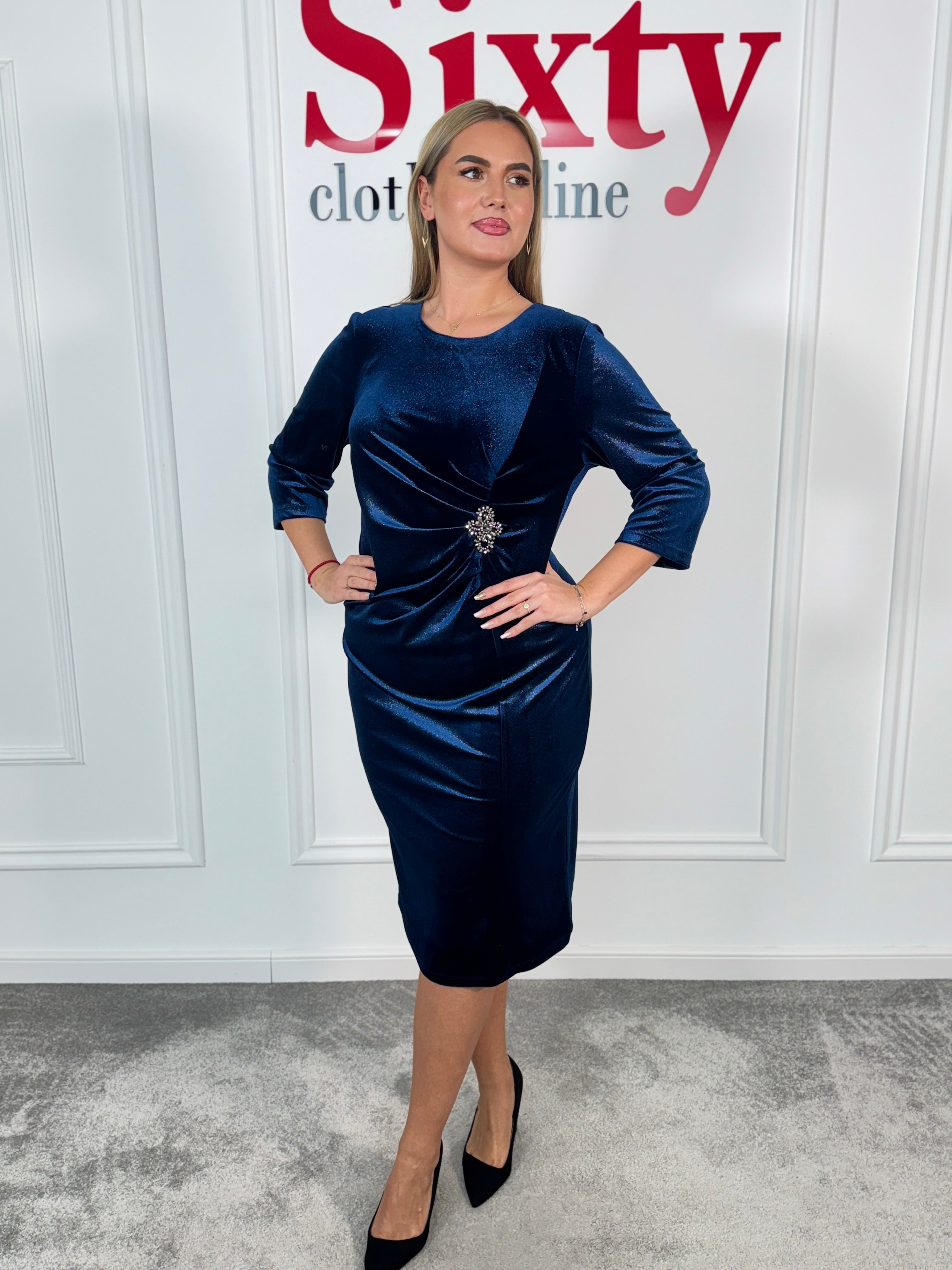 Rochie catifea Belis