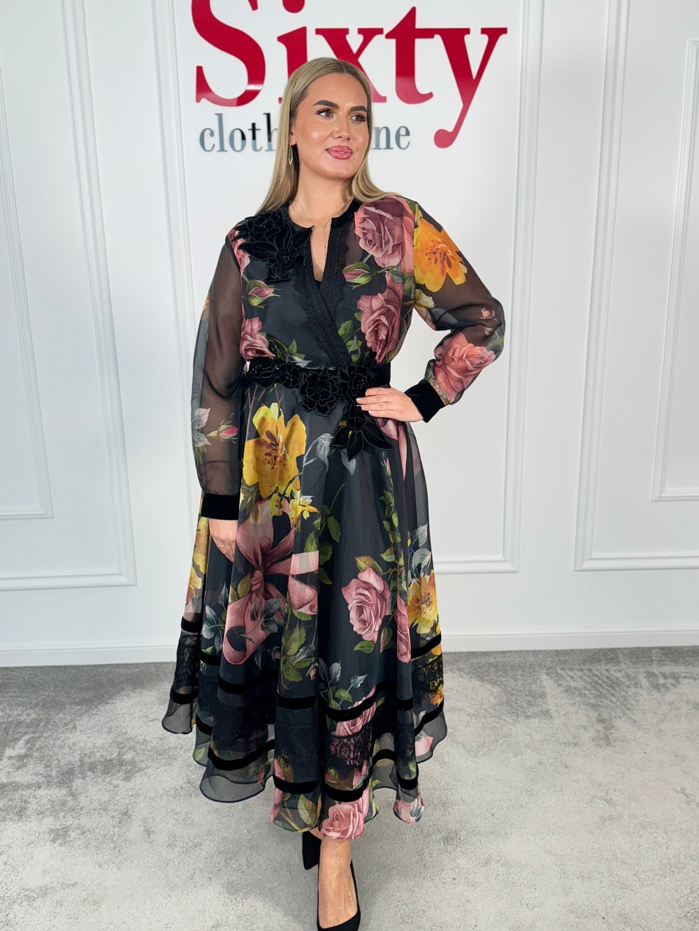 Rochie organza Flores