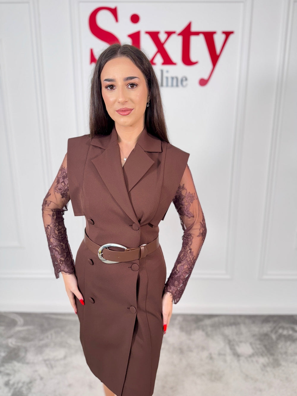 Rochie stofa tip sacou Adele