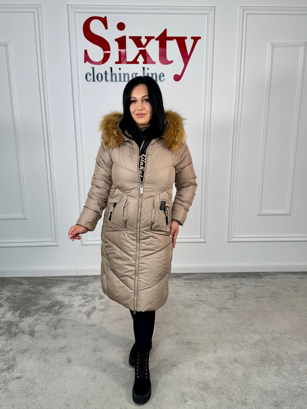 Geaca fas cu blana naturala Mia