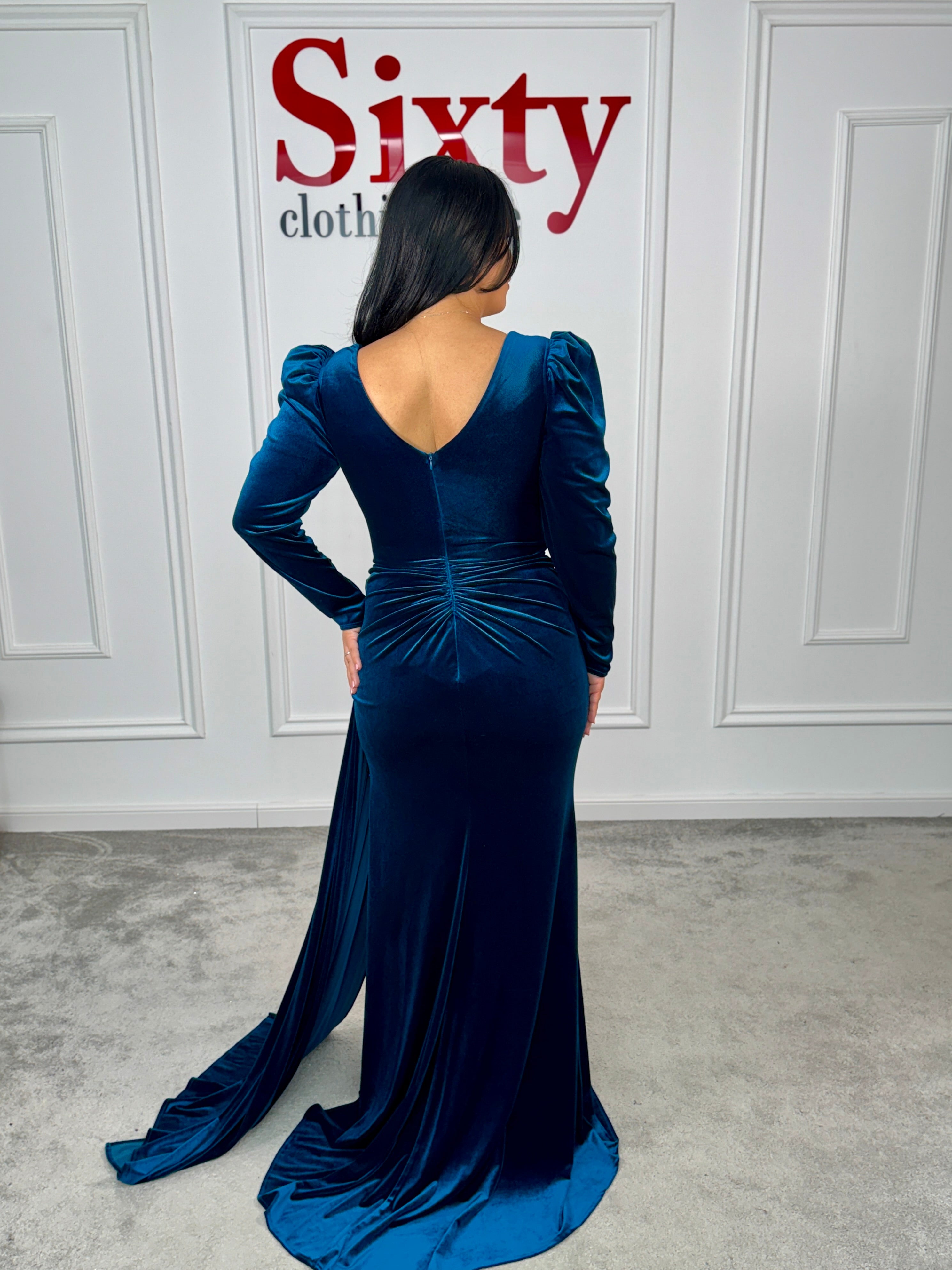 Rochie catifea Atena