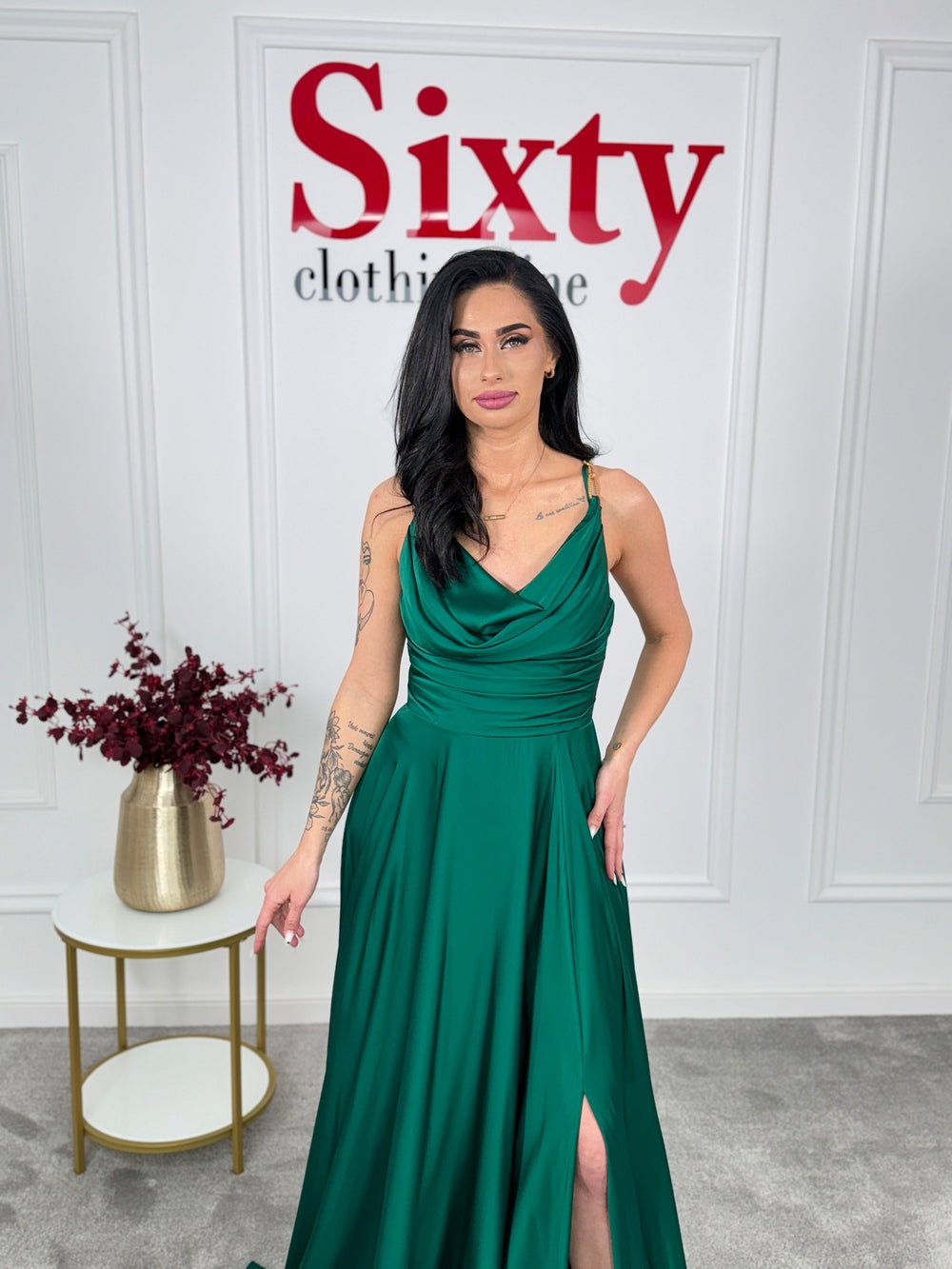 Rochie satin Milani
