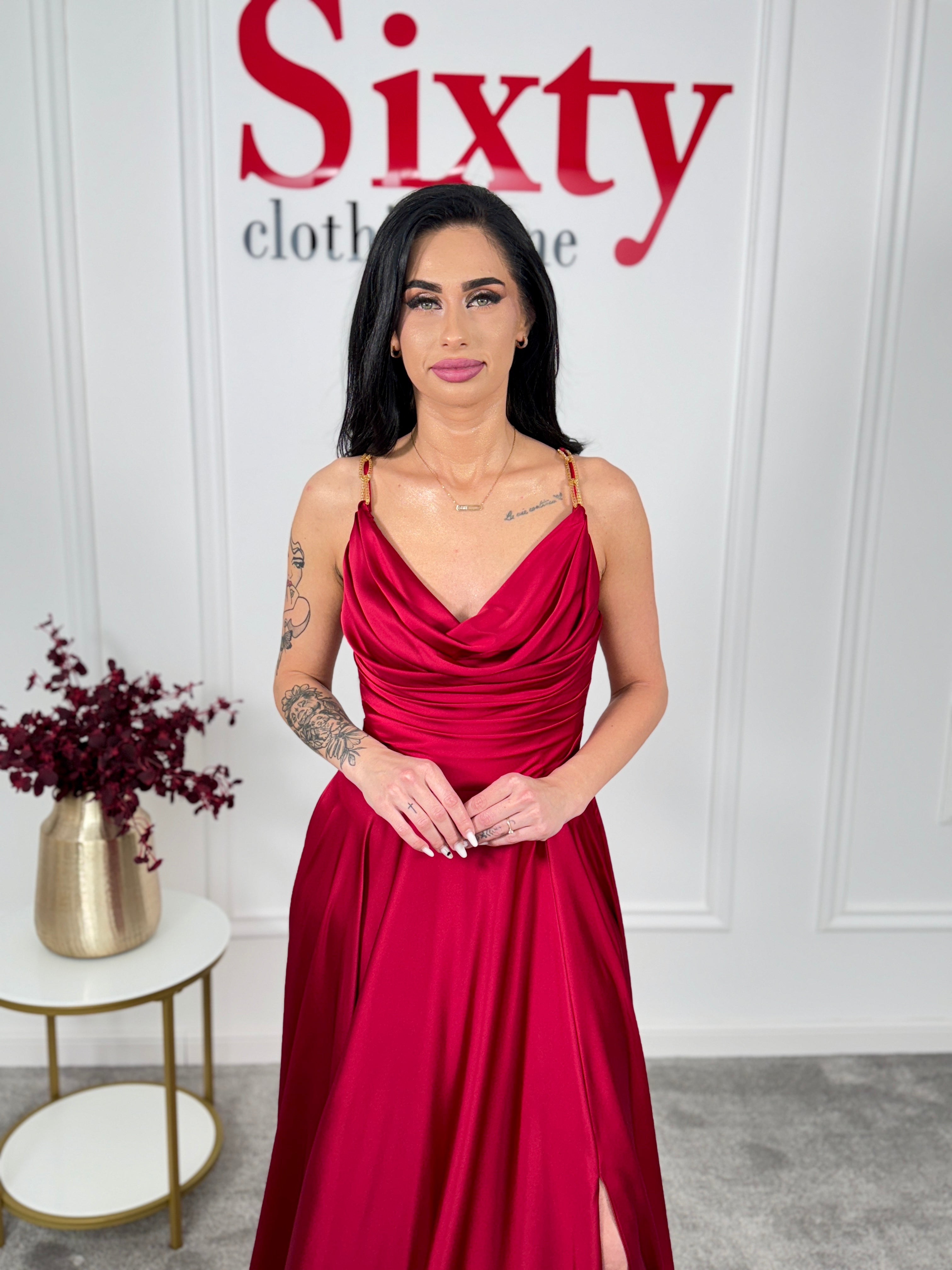 Rochie satin Milani