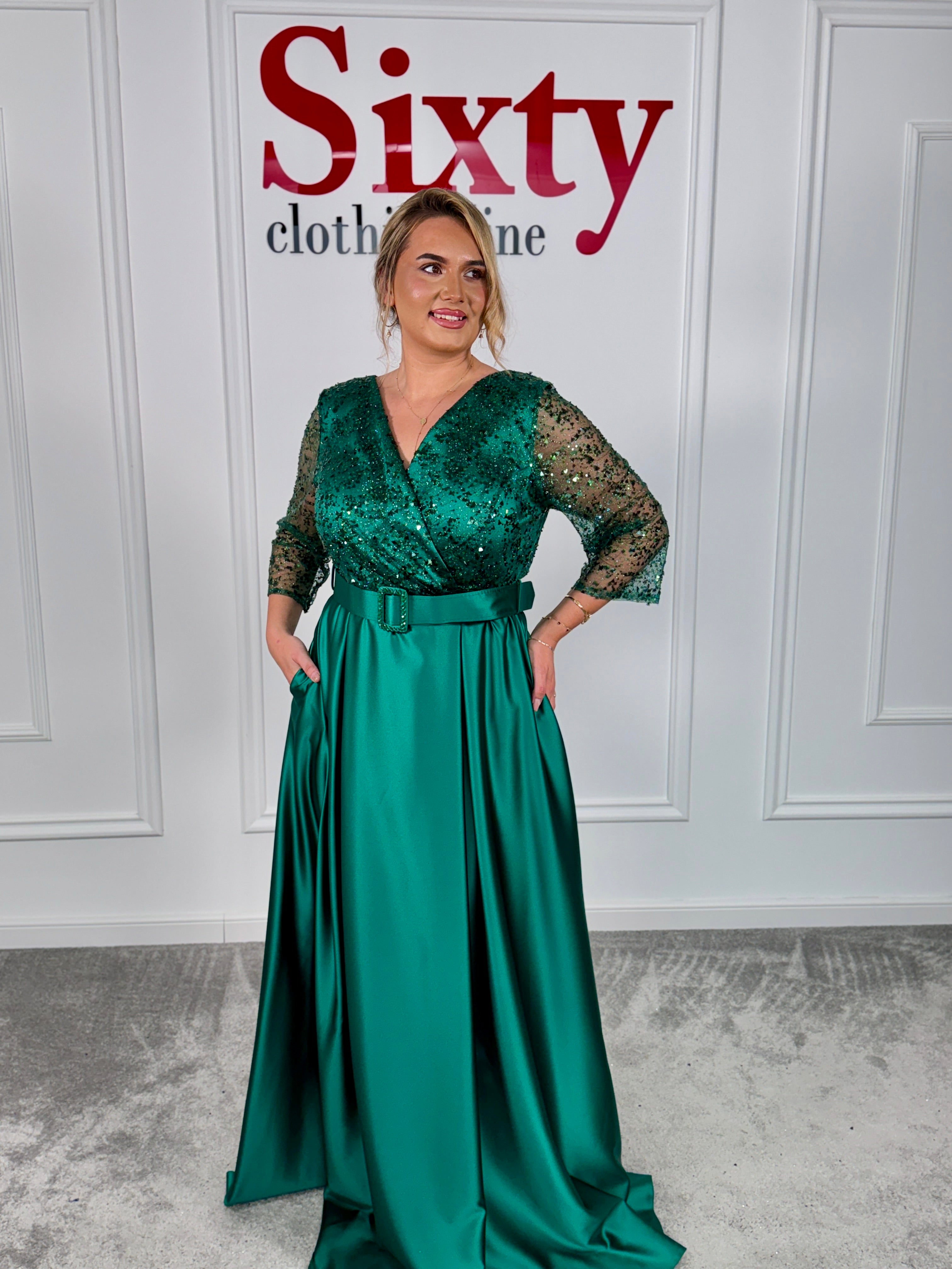 Rochie tafta Claris