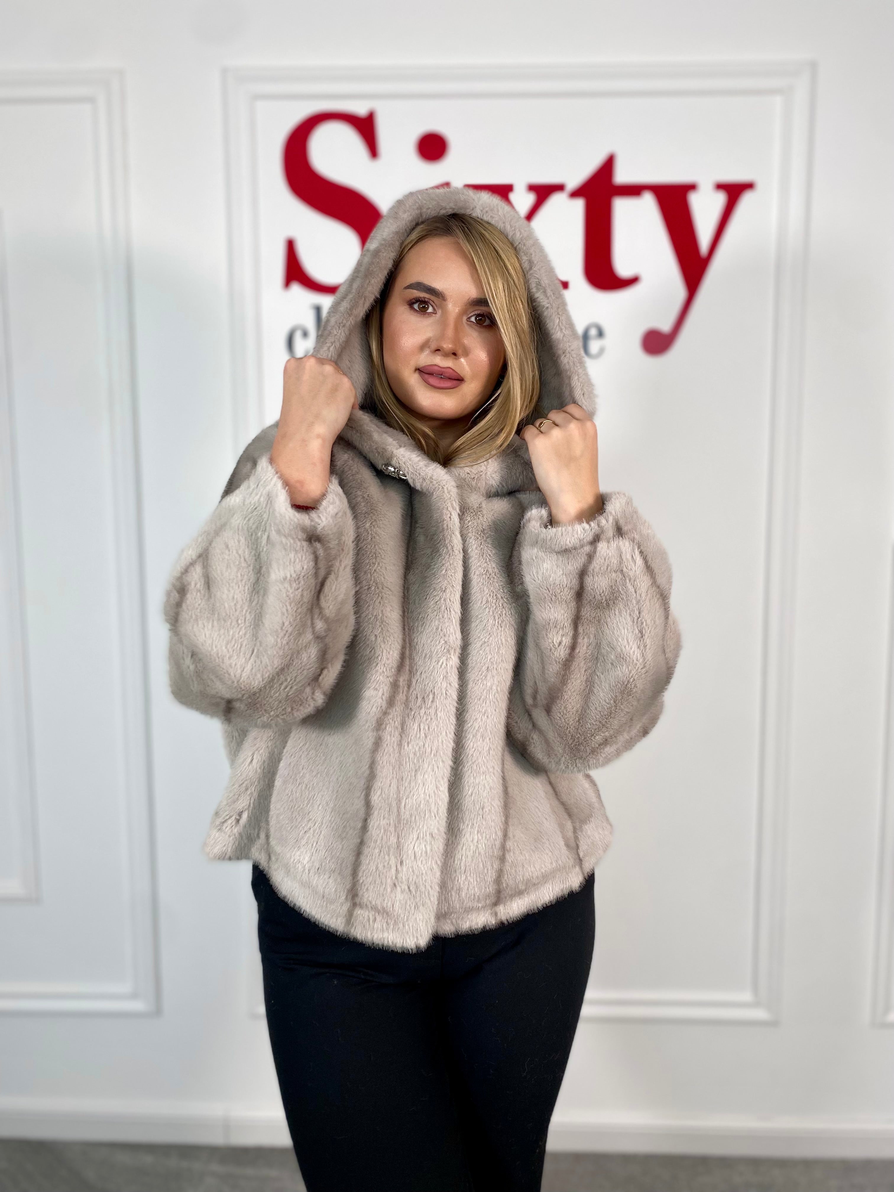 Geaca blana ecologica Oli