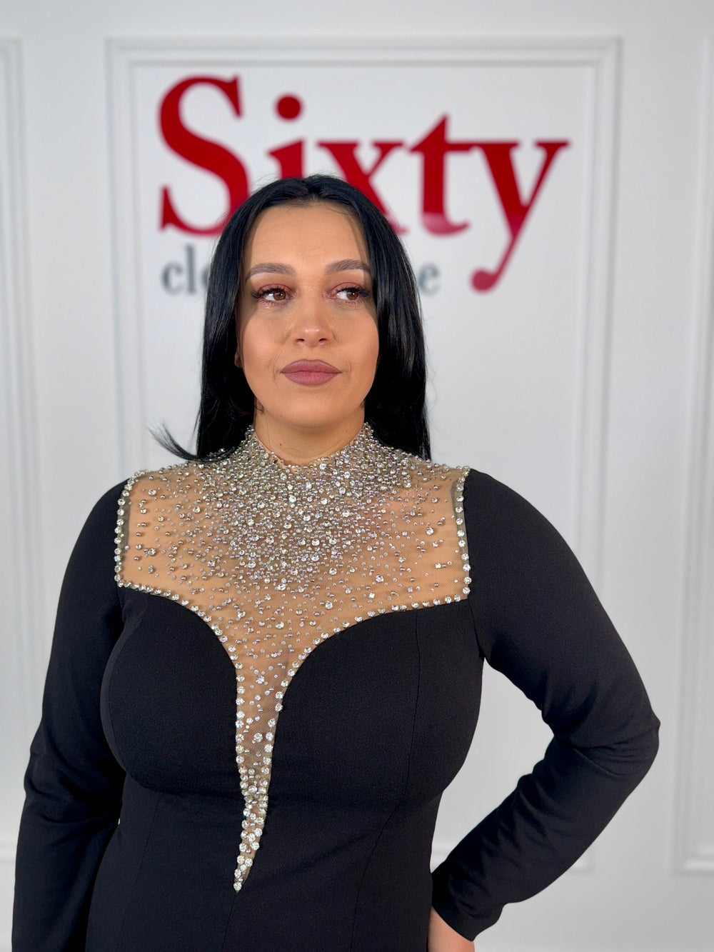 Rochie stofa cu pietre Anelis