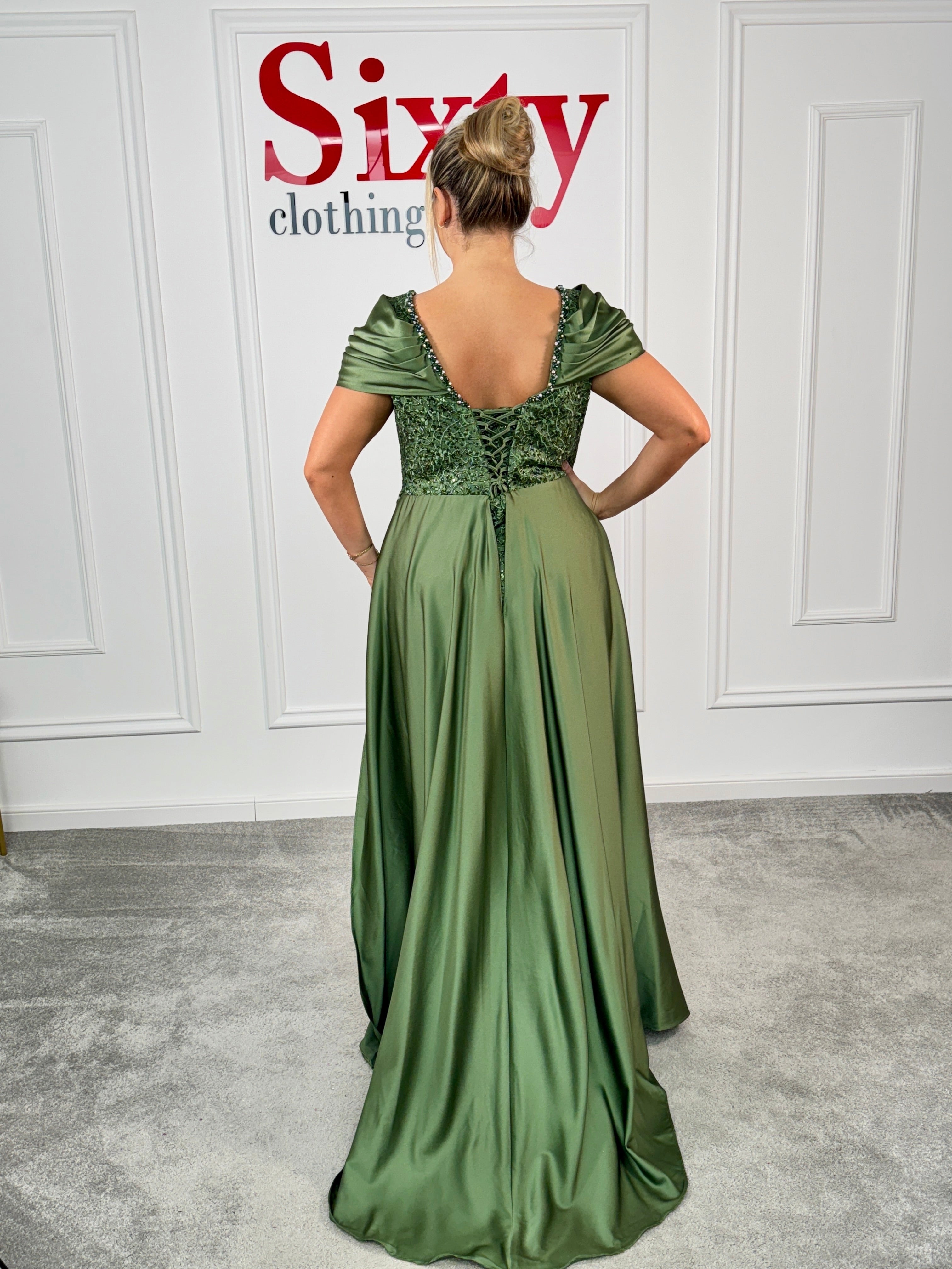Rochie dantela cu paiete Alenia