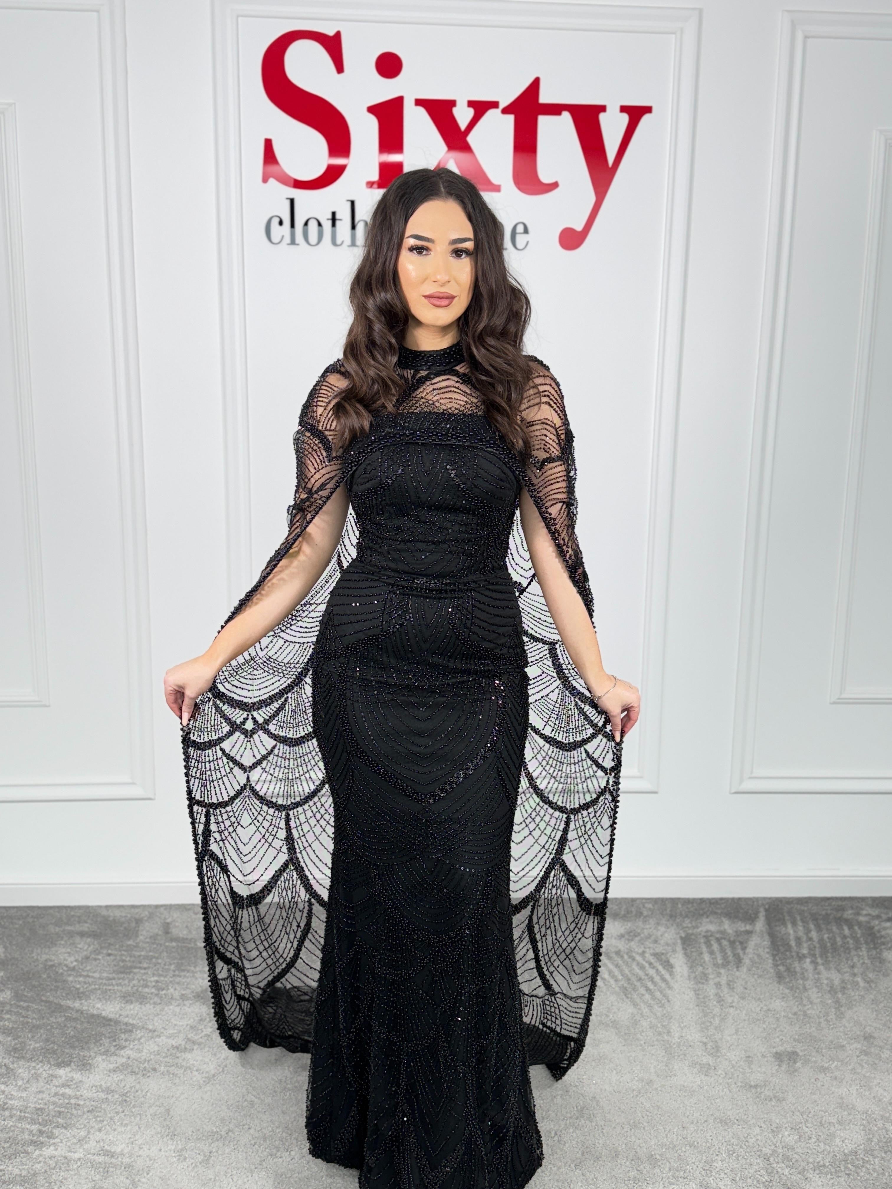 Rochie dantela cu perle Melia