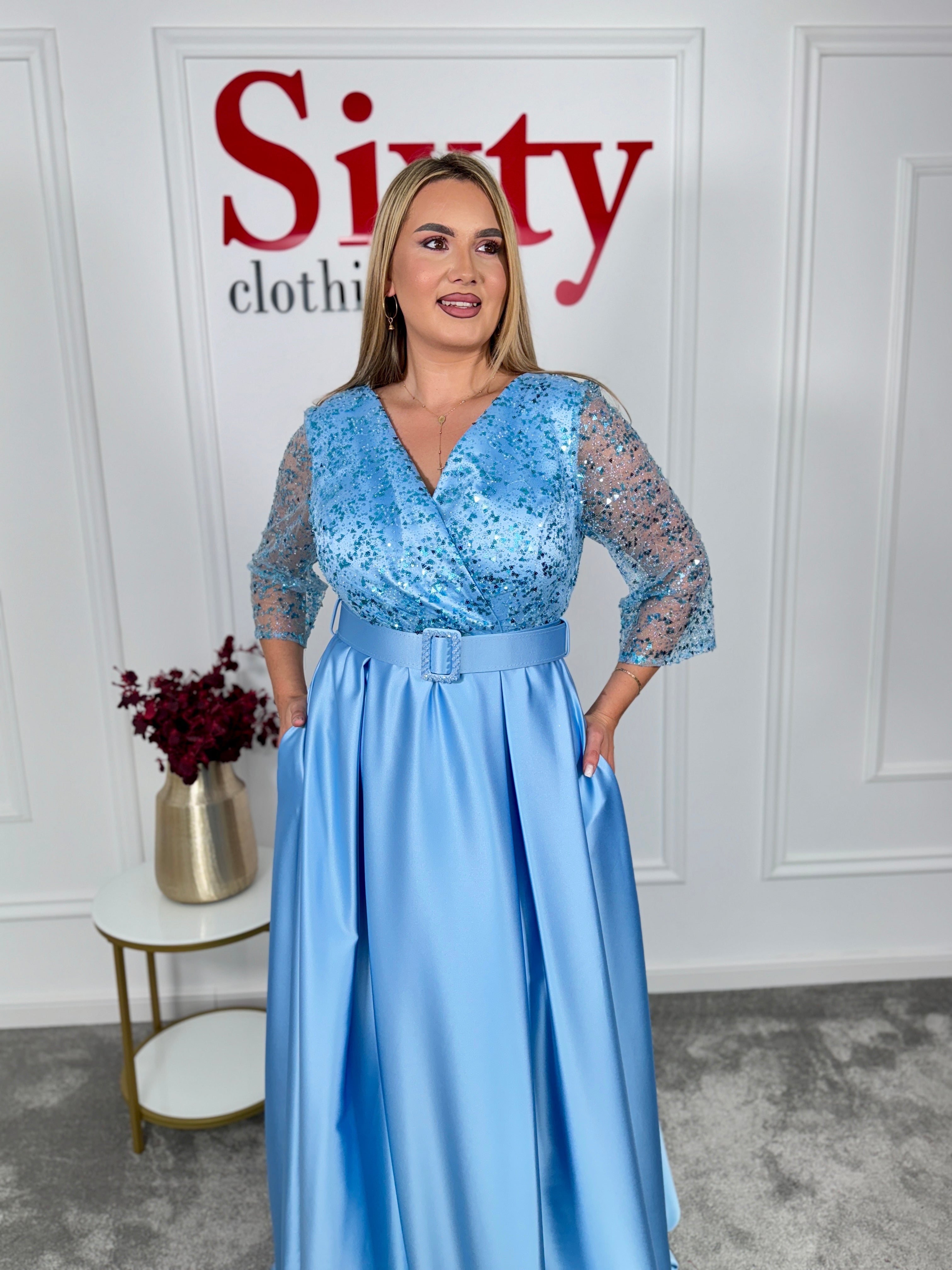 Rochie tafta Claris