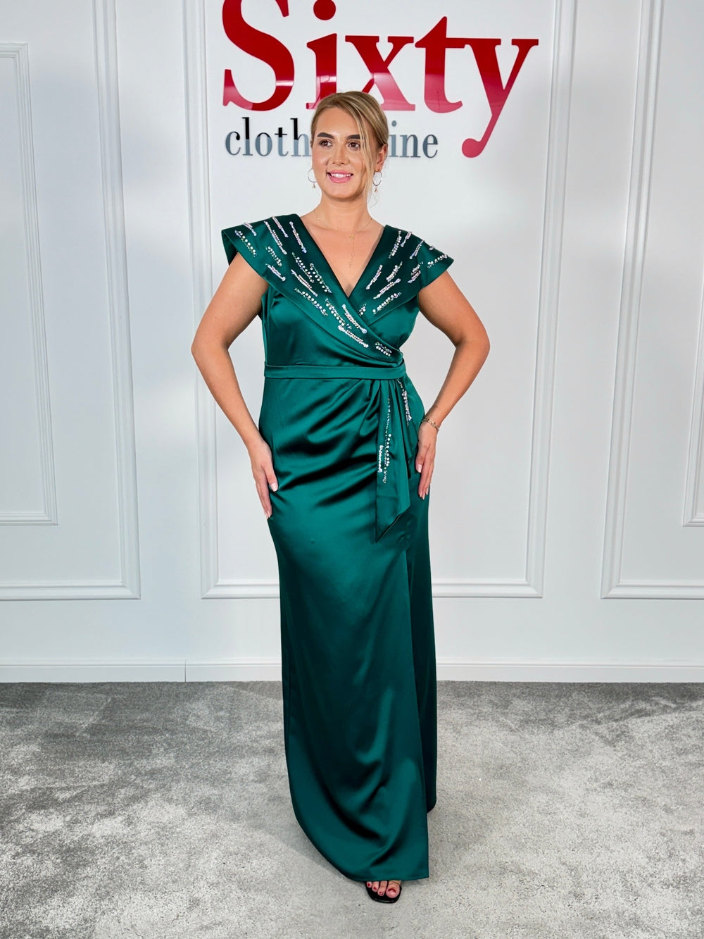 Rochie satin Sis