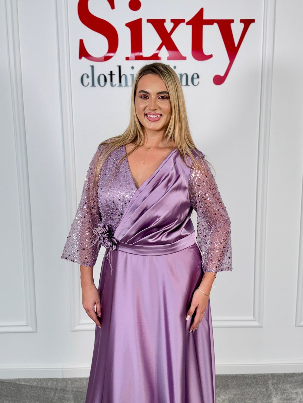Rochie tafta cu paiete Eselia