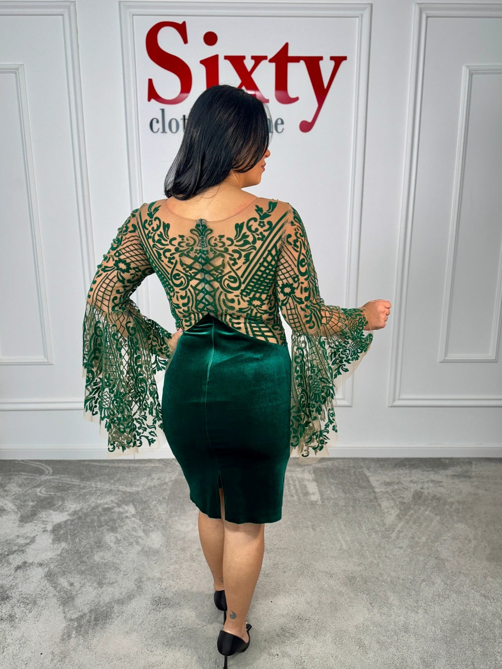 Rochie catifea Valerie