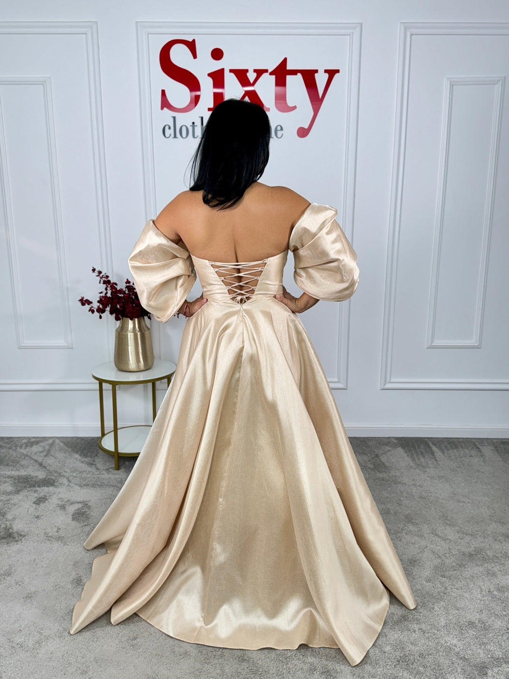 Rochie tafta cu striatii Casiana