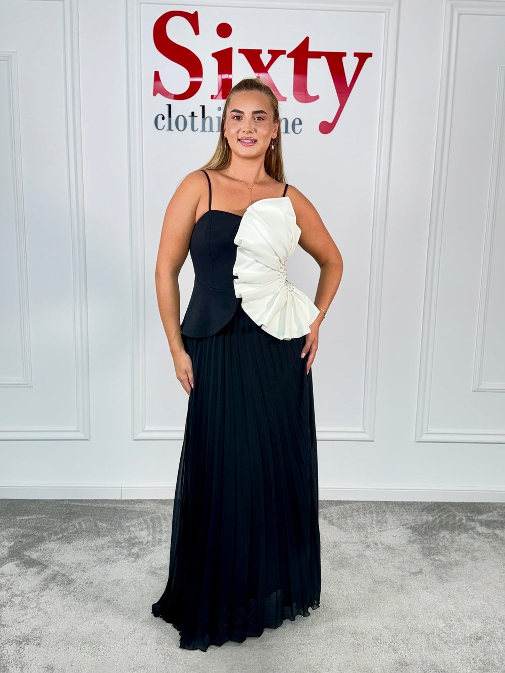 Rochie voal plisat Meralia